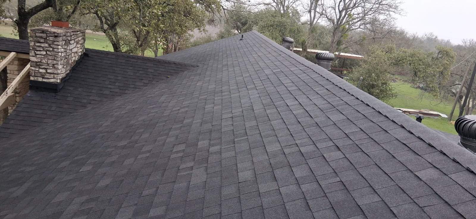 Residential Roof Replacement and Exterior Woodwork Restoration in Georgetown by Caliber Restoration LLC