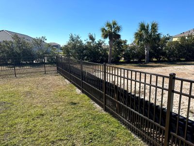 Aluminum Fence Installation using 4Ft 3 Rail Bronze Puppy Picket Aluminum Fence