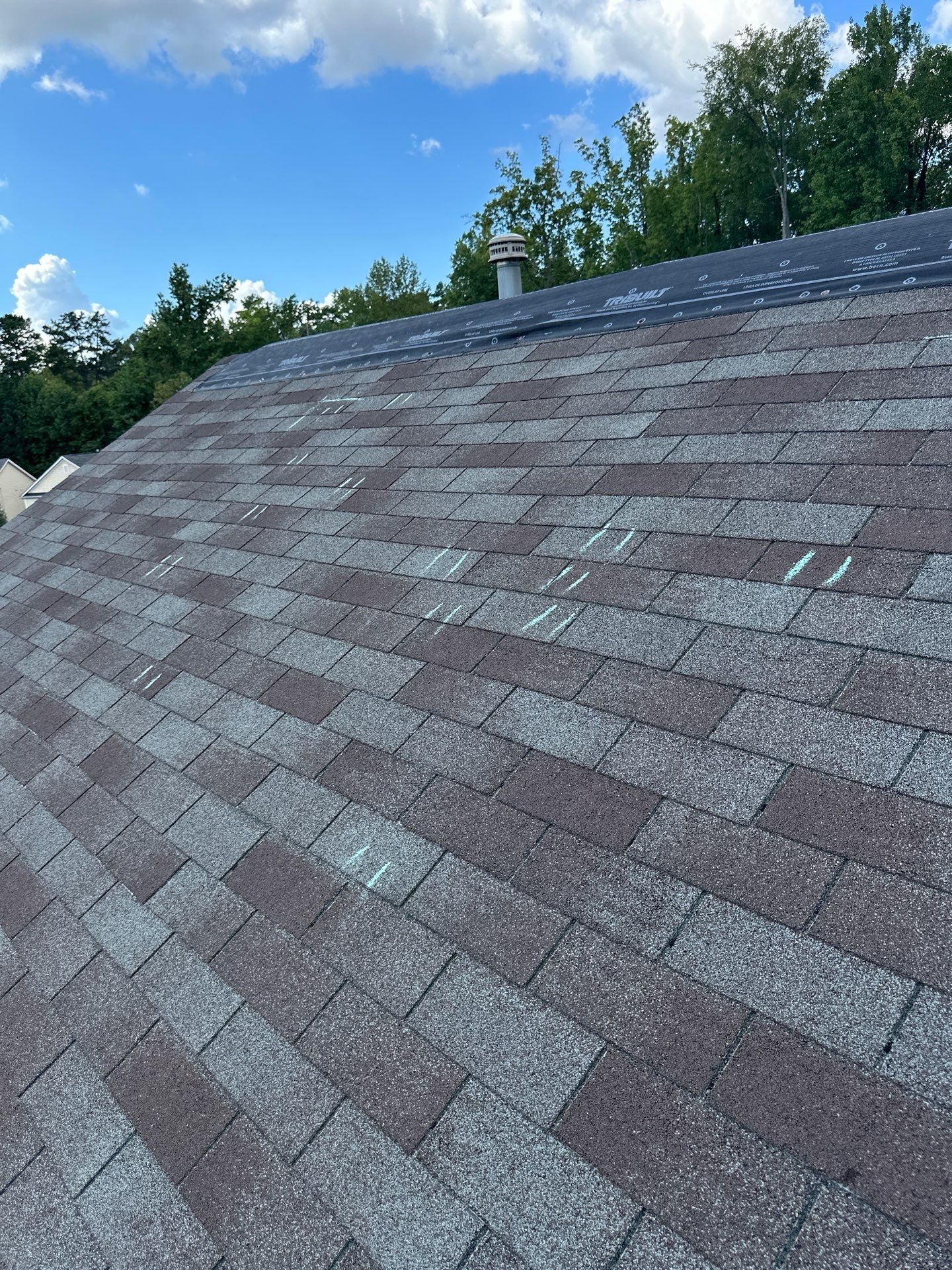 Roof and gutter replacement and interior repair by hail and wind damage by Just Brilliant Restoration JBR