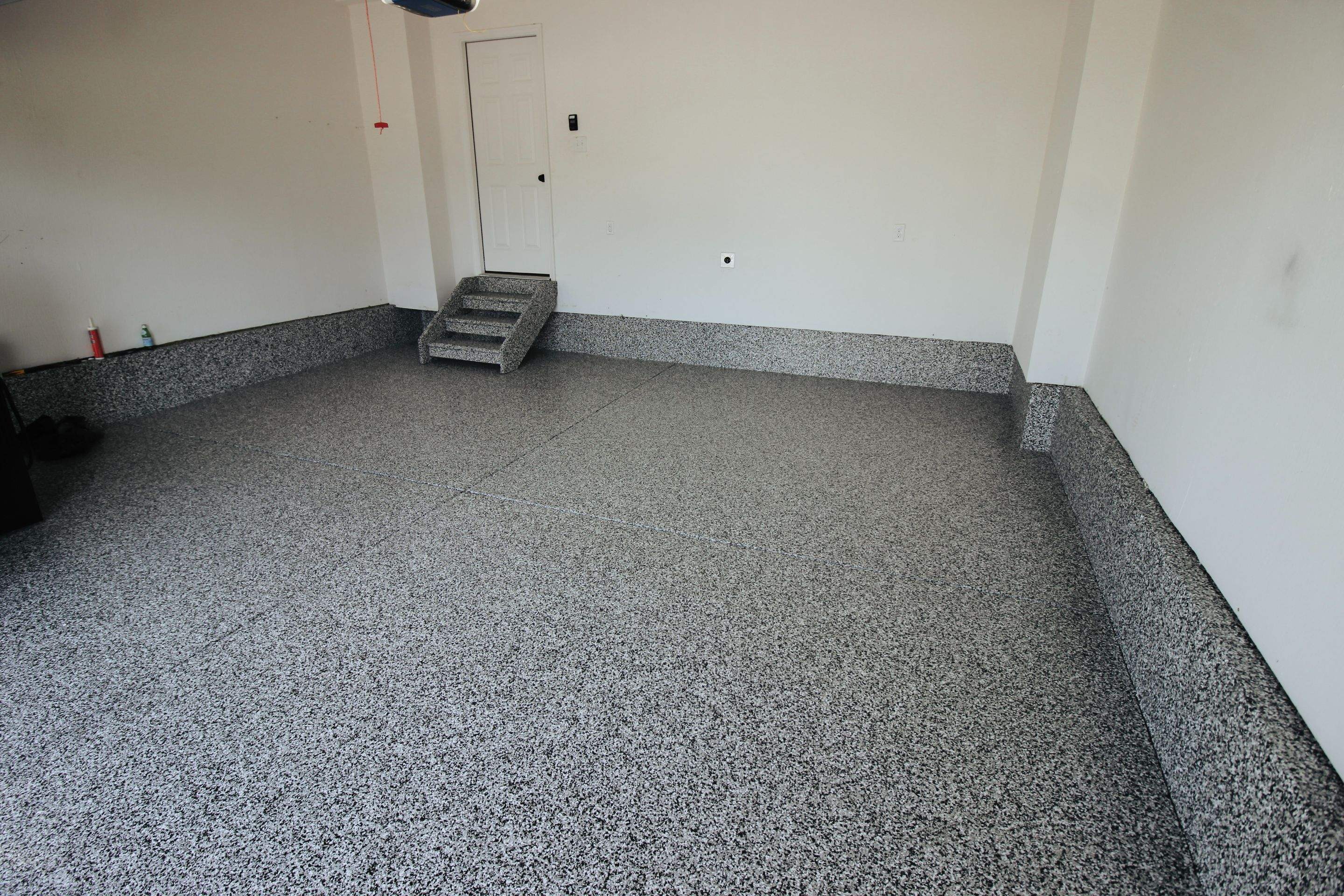 Garage Floor using Domino by Your1DayFloor.com