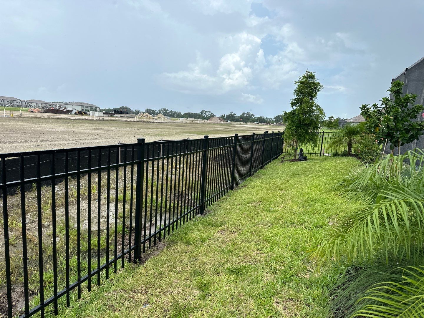 Aluminum Fence Installation using 3 Rail Aluminum Fence by Asap fence and gates, LLC