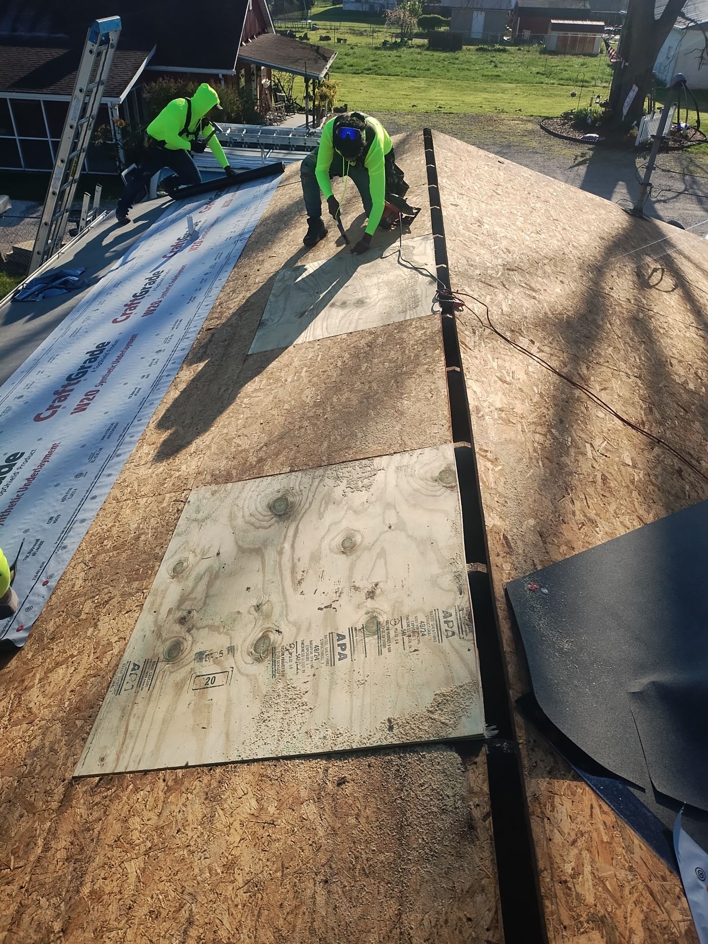 Residential Roofing Installation using Performance Shingles by Mr. Roofer