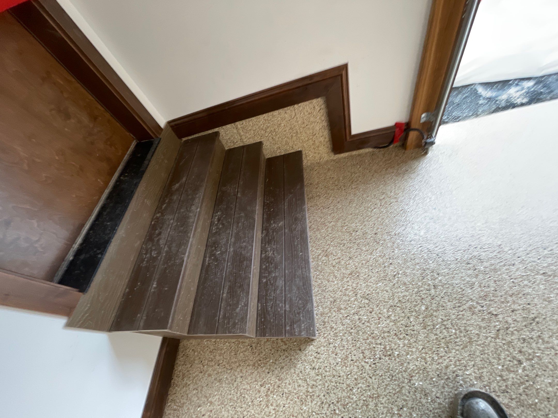Garage Transformation using Pecan by Croc Coatings, LLC