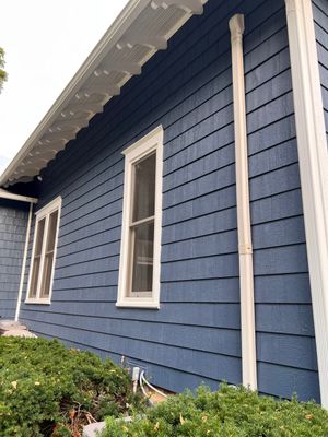 LP SmartSide siding install in Woodstock, IL — After