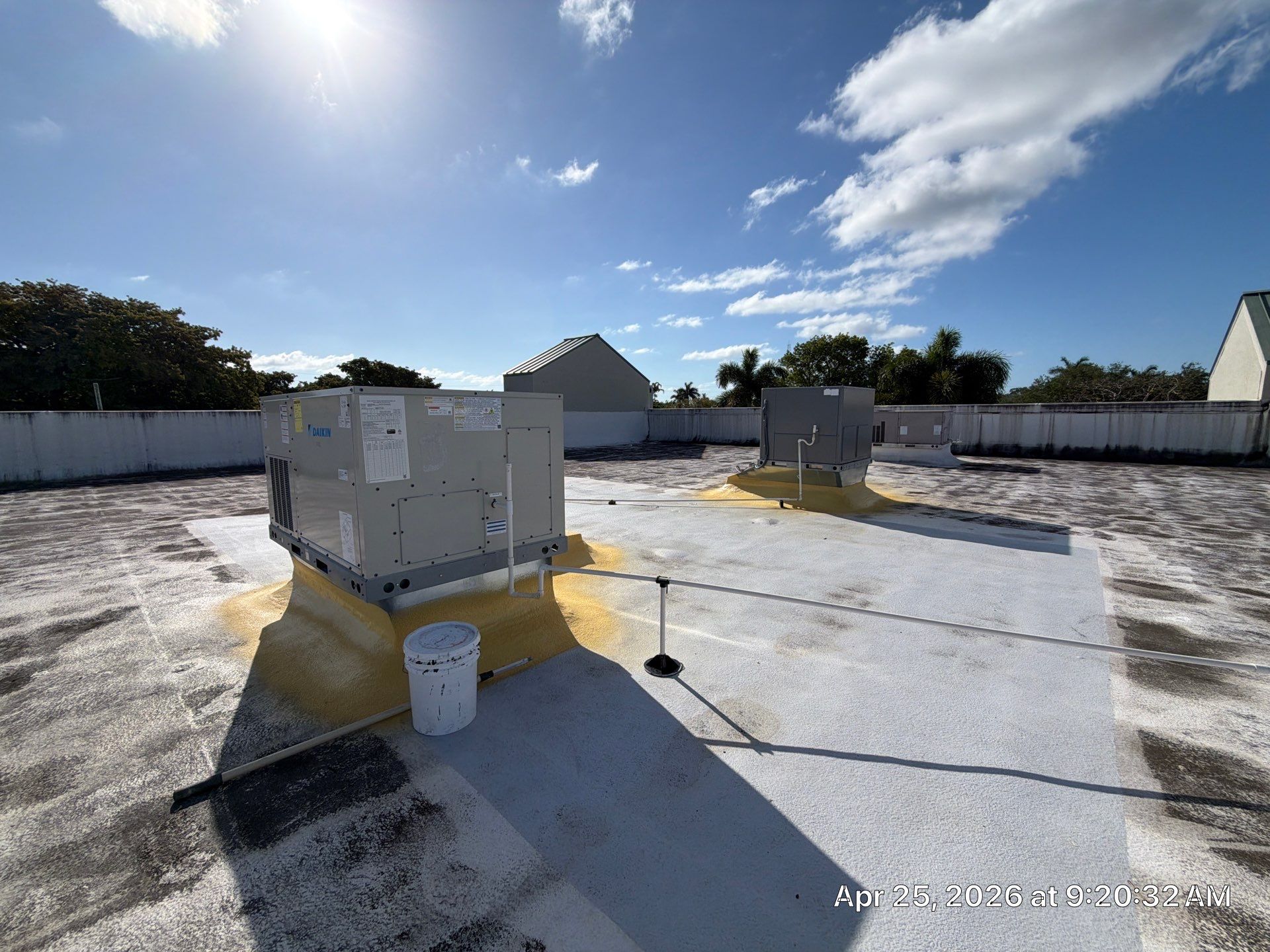 Commercial Flat Roof Restoration and Elastomeric Waterproofing in Delray Beach by Roof King LLC