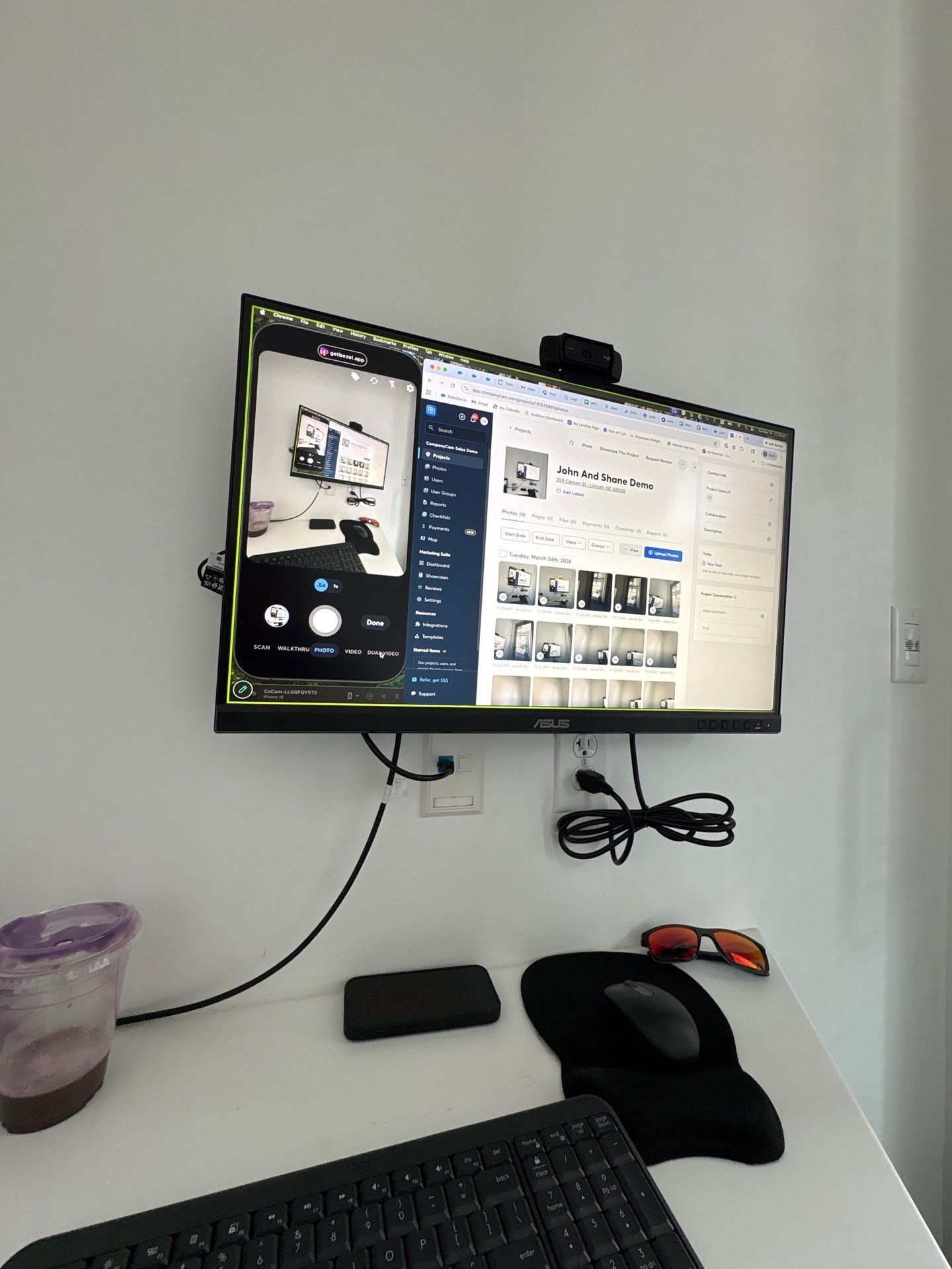 Office Setup and Glass Door Installation in Lincoln by CompanyCam Sales Demo