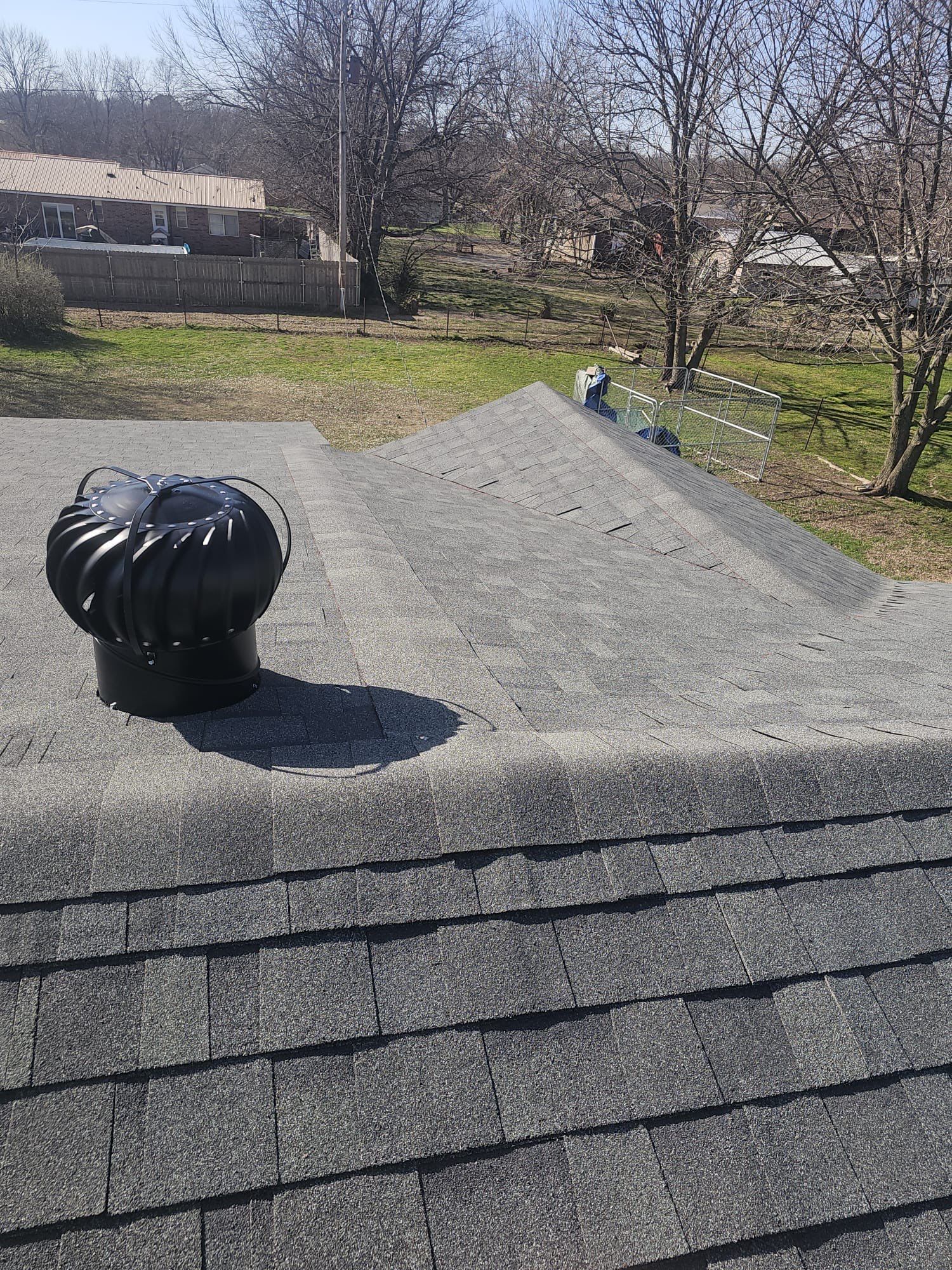 Storm damage restoration project by In & Out Construction & Remodeling, LLC