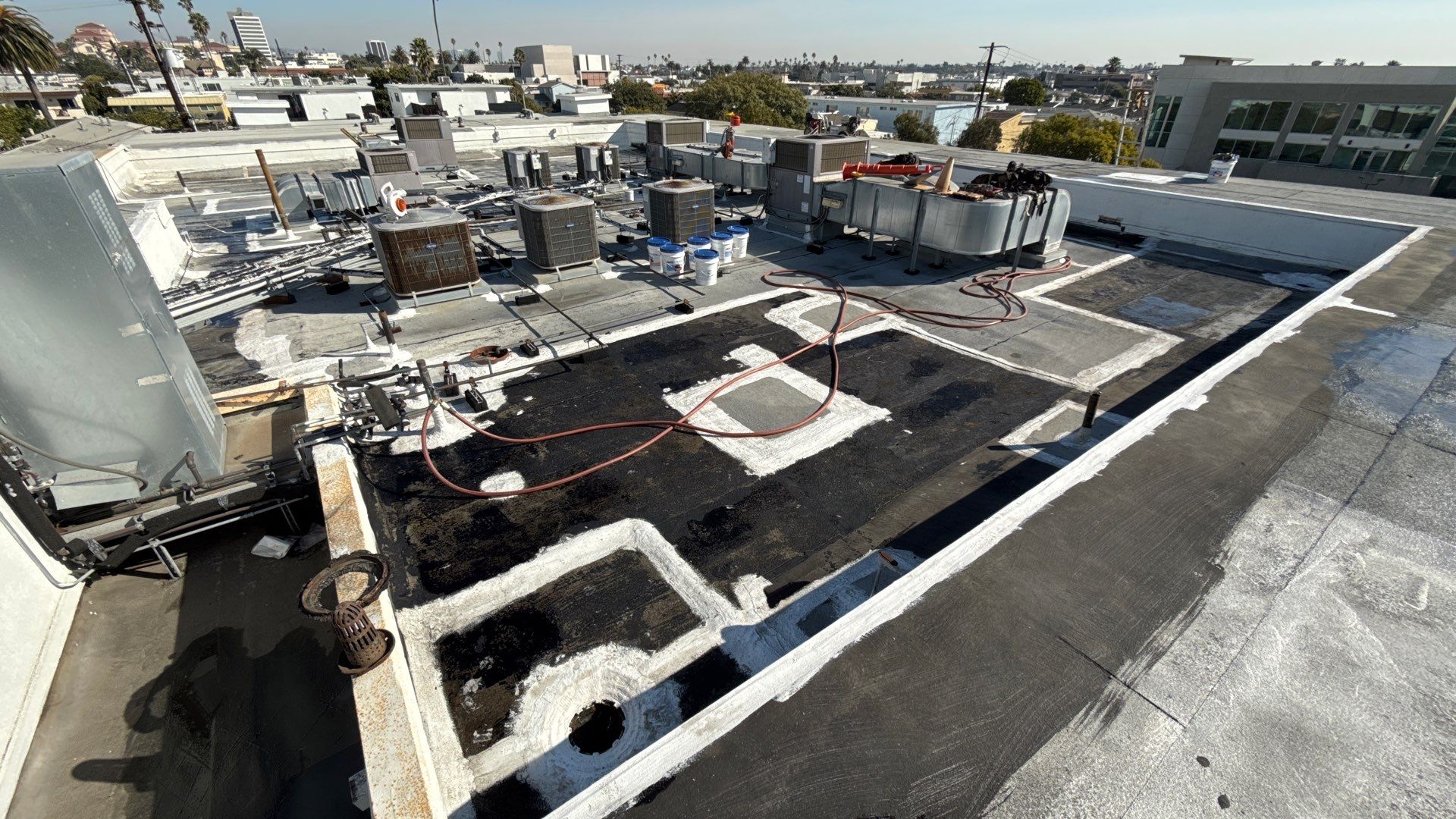 Pre-school in Santa Monica - Waterproofed with ASC Silicone Membrane System by Hull Brothers Roofing