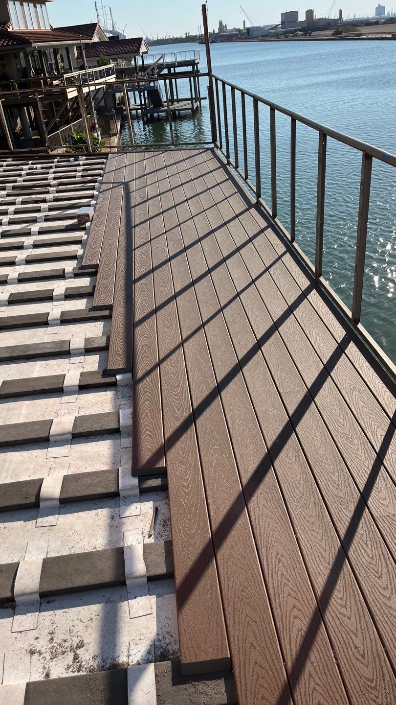 Walk Out Patio Cover by Bayfront Roofing and Construction