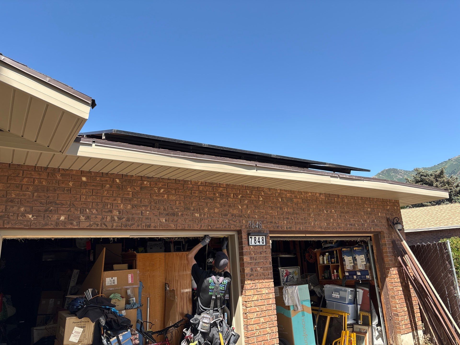 Project in South Weber by Emerald Gotcha Gutters 