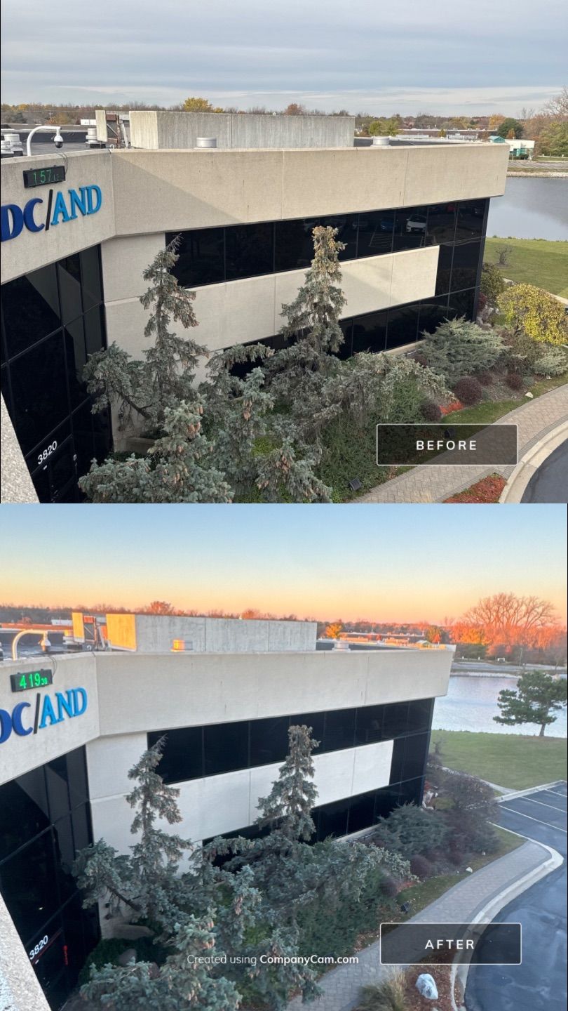 Project in Arlington Heights by Simmons Power & Soft Washing