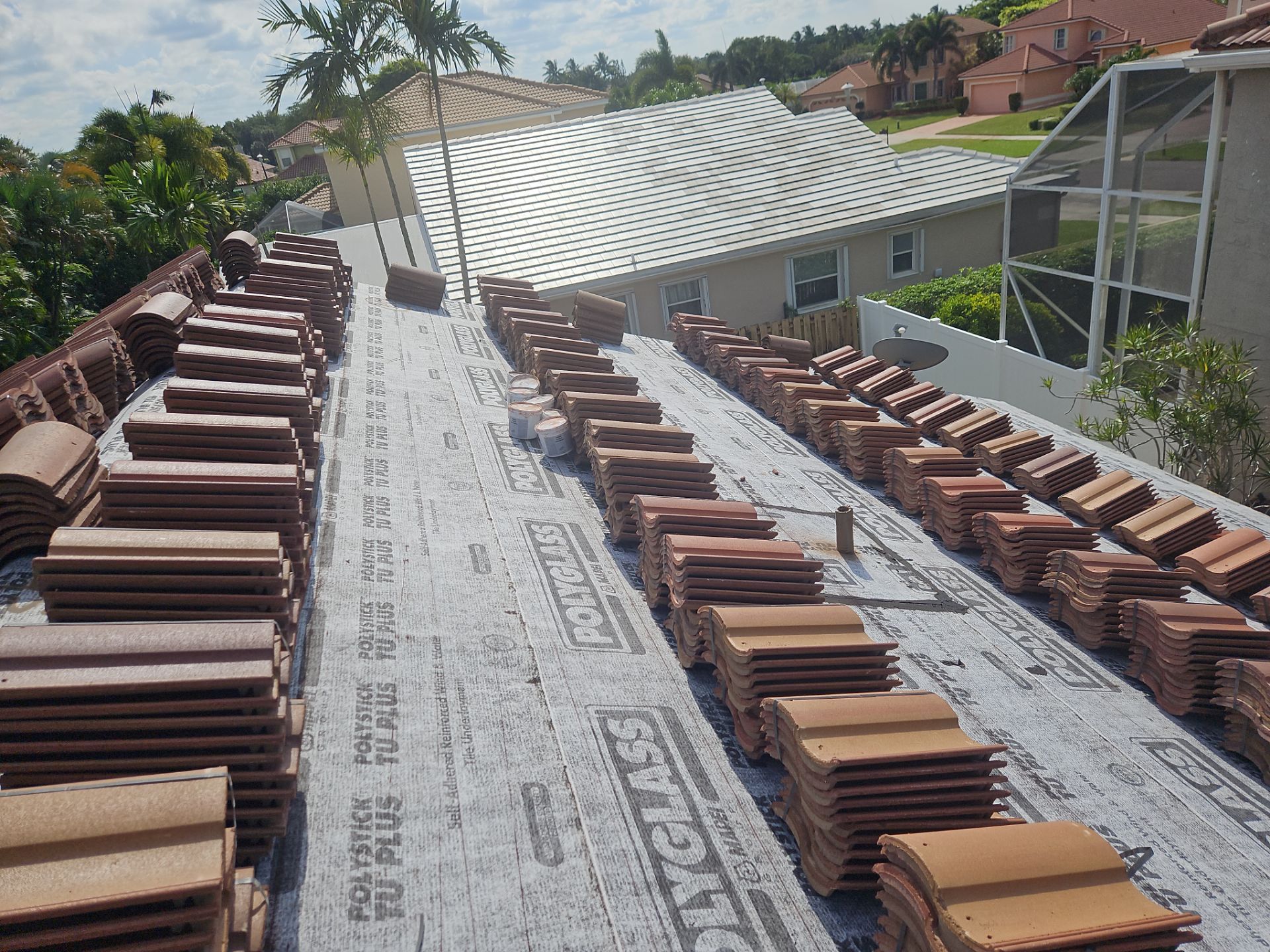 Residential Roofing Installation using Eagle Roofing Tile by BLUES BROTHERS ROOFING