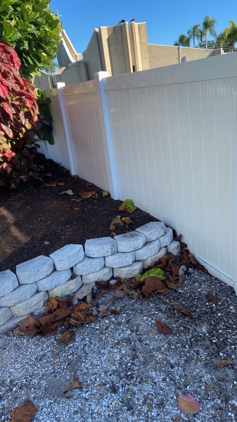 Bradenton FL 6 ft. Tall White Vinyl Privacy Fence  by Asap fence and gates, LLC
