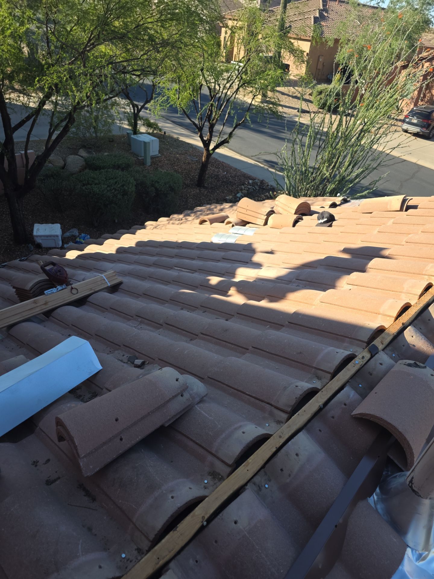 Tile Reset using Concrete Tiles in Gold Canyon by Weather-Tite Roofing