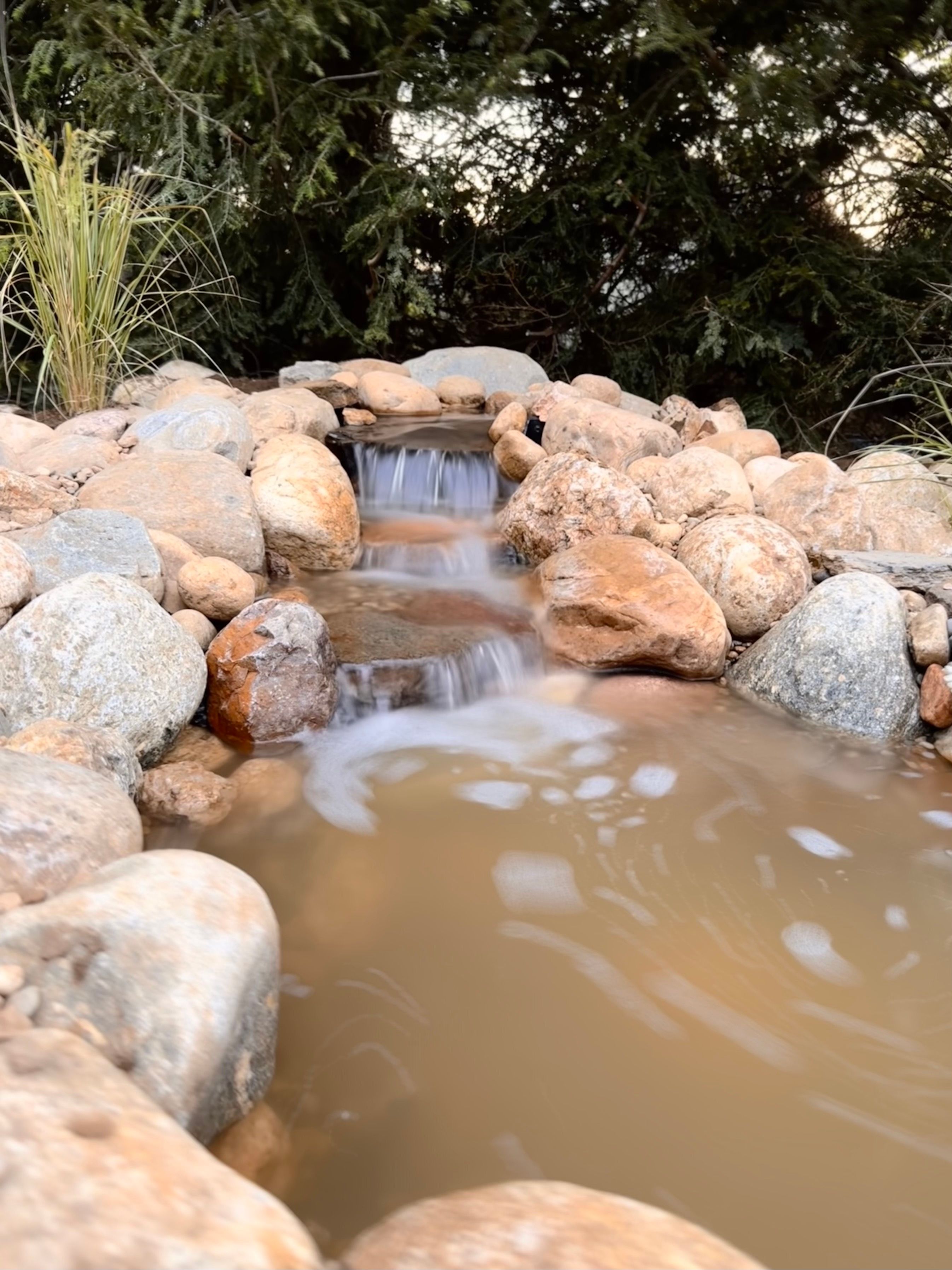 Small Pond For Our Neighbors in South Deerfield by Wicked Water Gardens