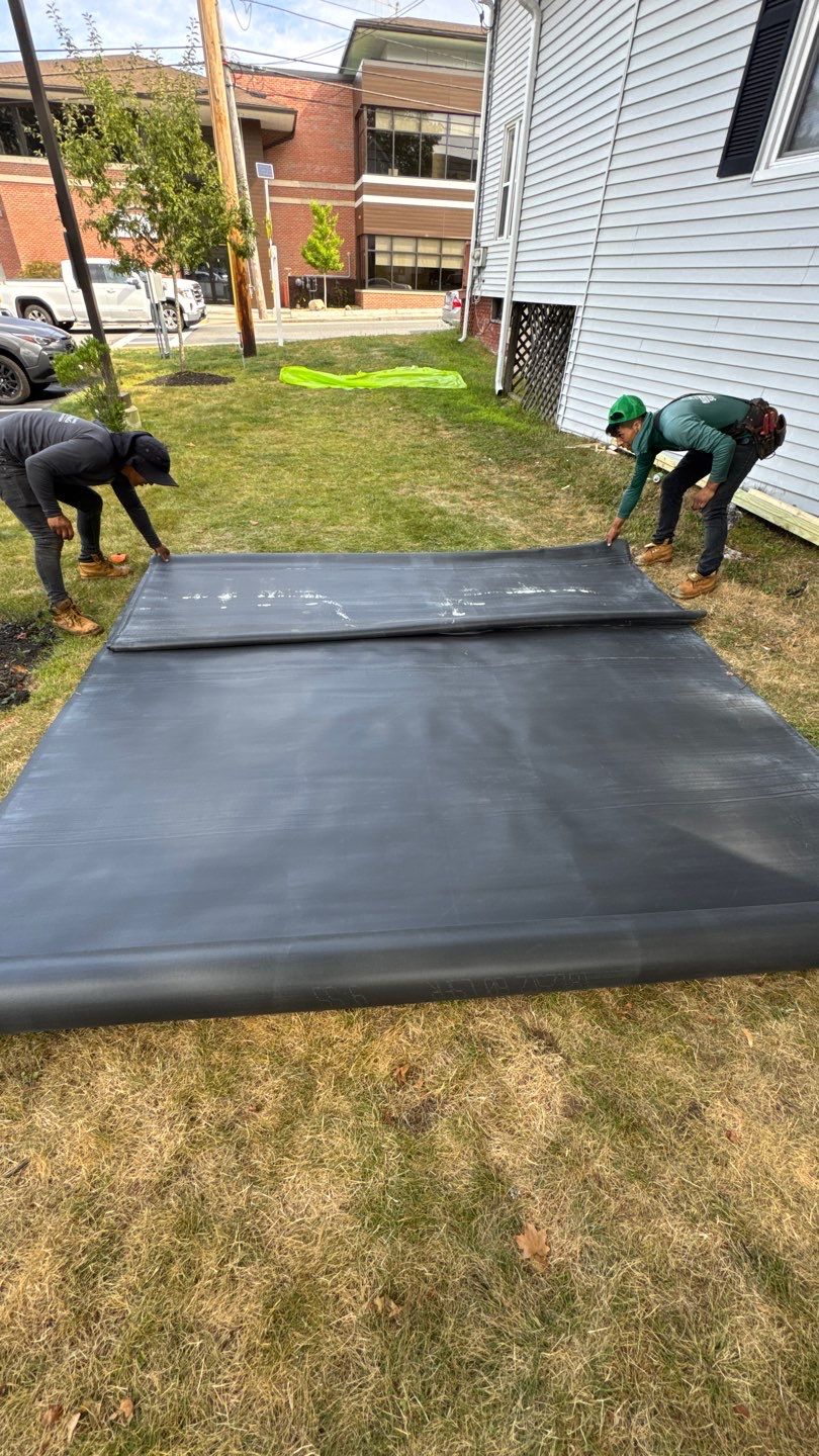 EPDM Flat Roof Installation with ISO Board on Existing Structure by Sensible Home Solutions