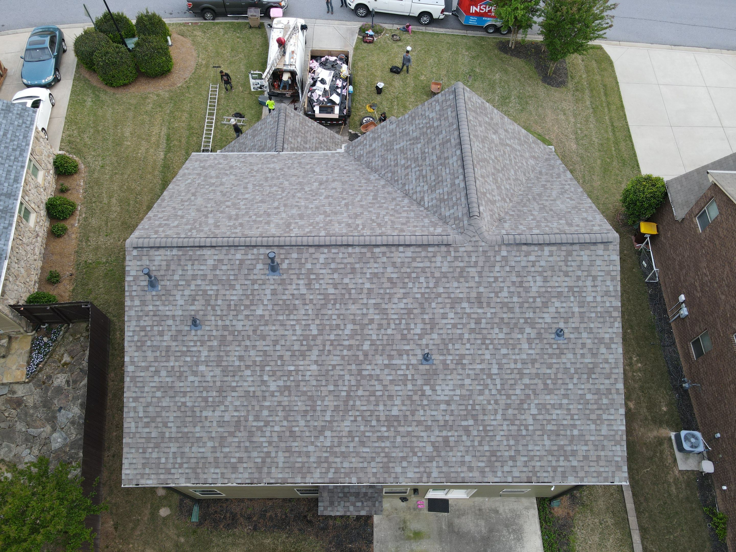 Residential Roofing Installation using Owens Corning by Inspector Roofing and Restoration