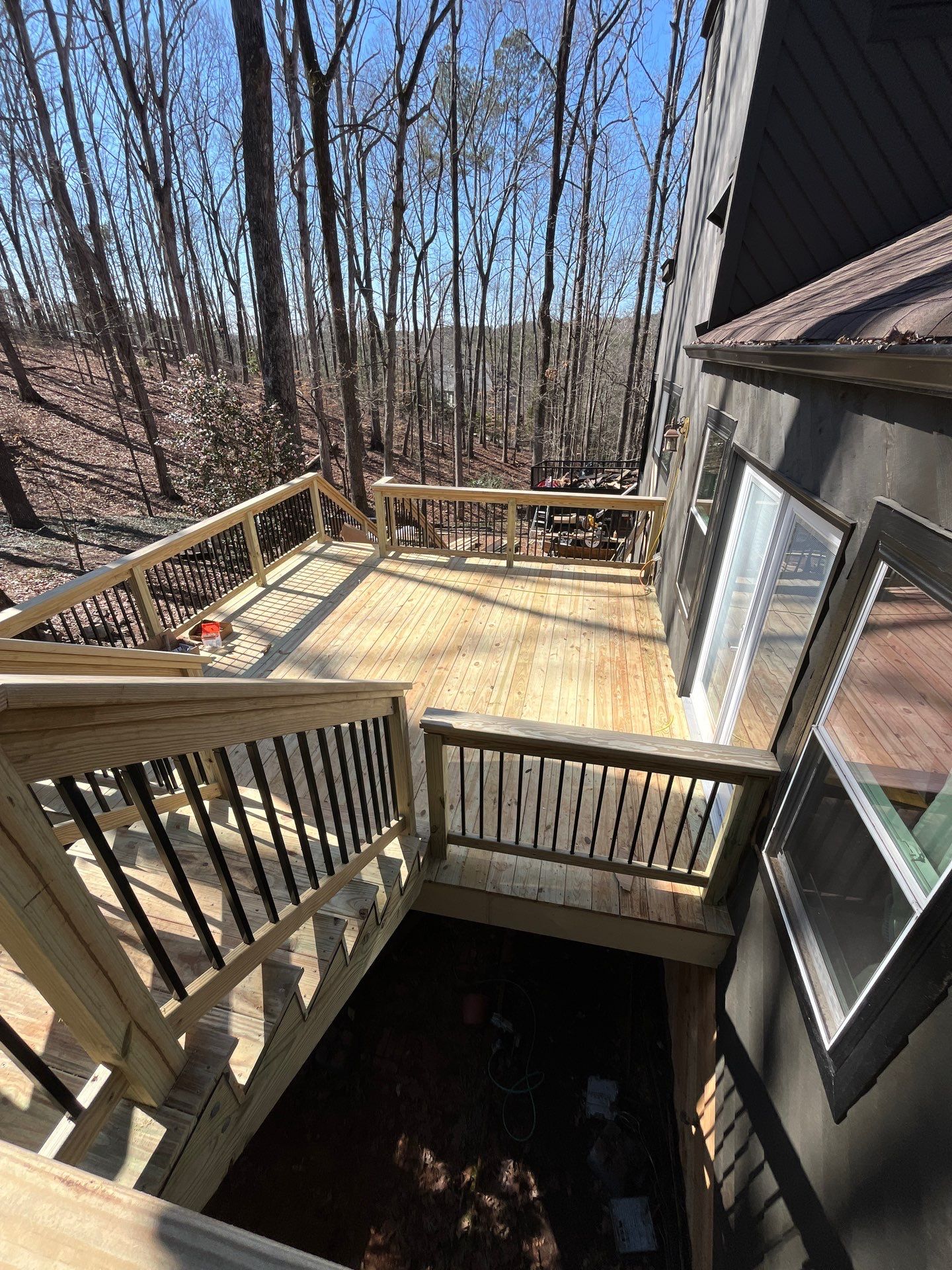 Wood Deck Rebuild in Roswell, GA by Nelson Exteriors 