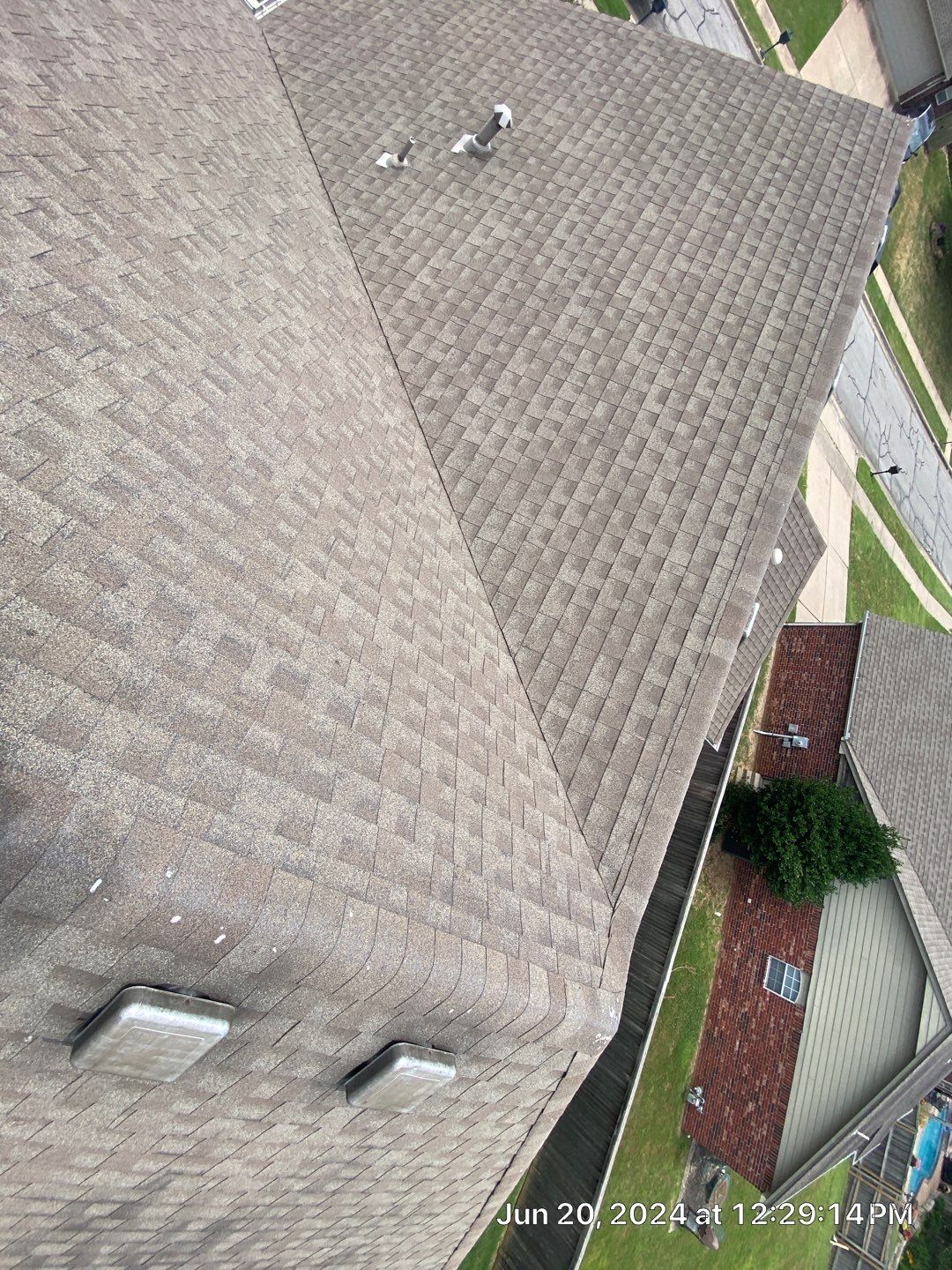 Hail Roof inspection in Jenks by Decor Roofing & Restoration