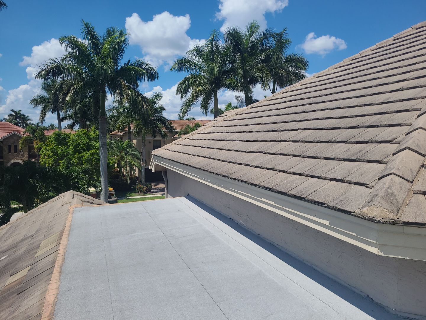 Concrete Tile Roof Repair and Underlayment Replacement in Wellington by Aastro Roofing