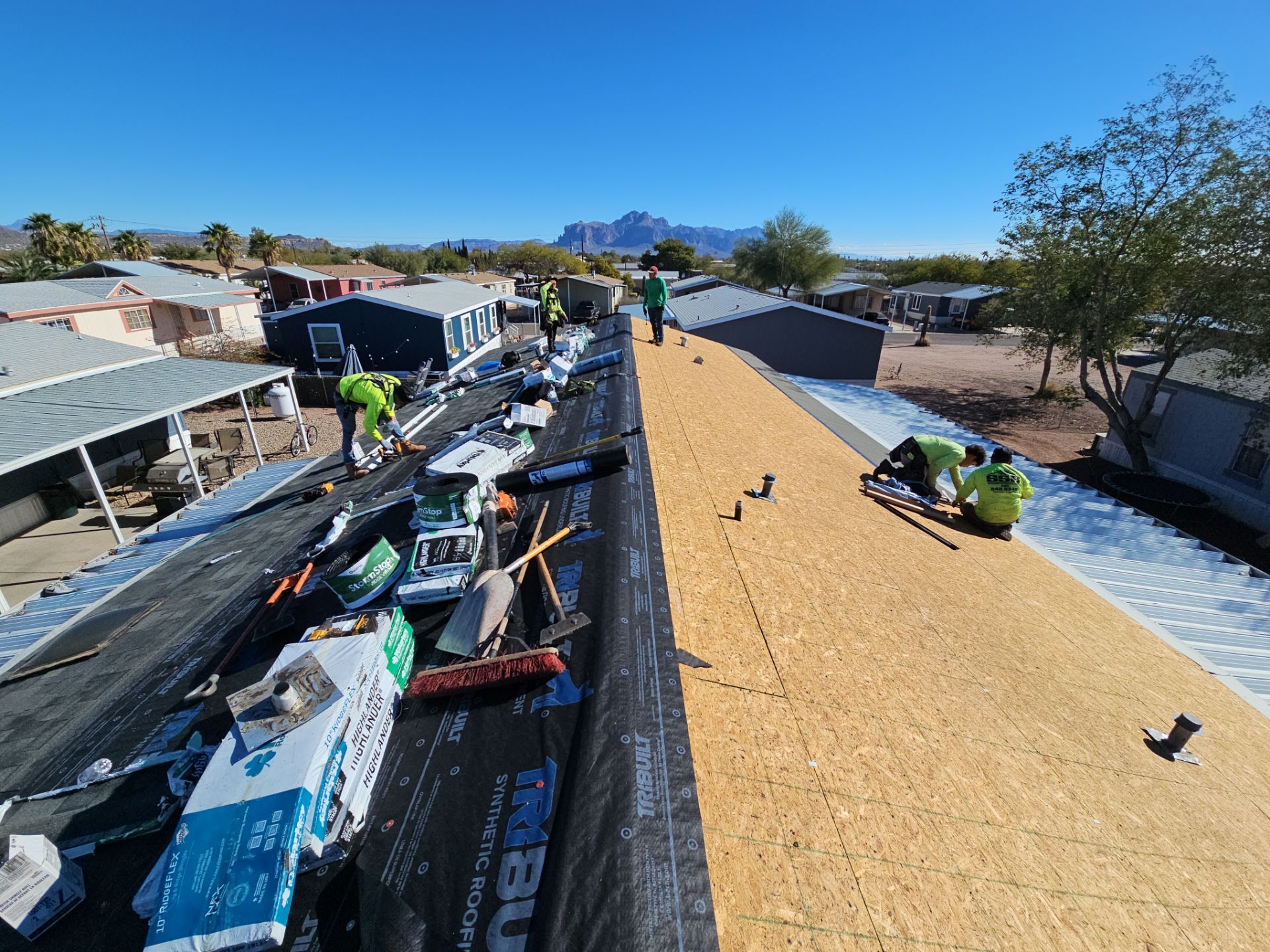 Residential Roofing Installation using Malarkey Shingles by Weather-Tite Exteriors LLC