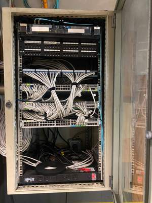 Structured cabling installation by CimaSolutions