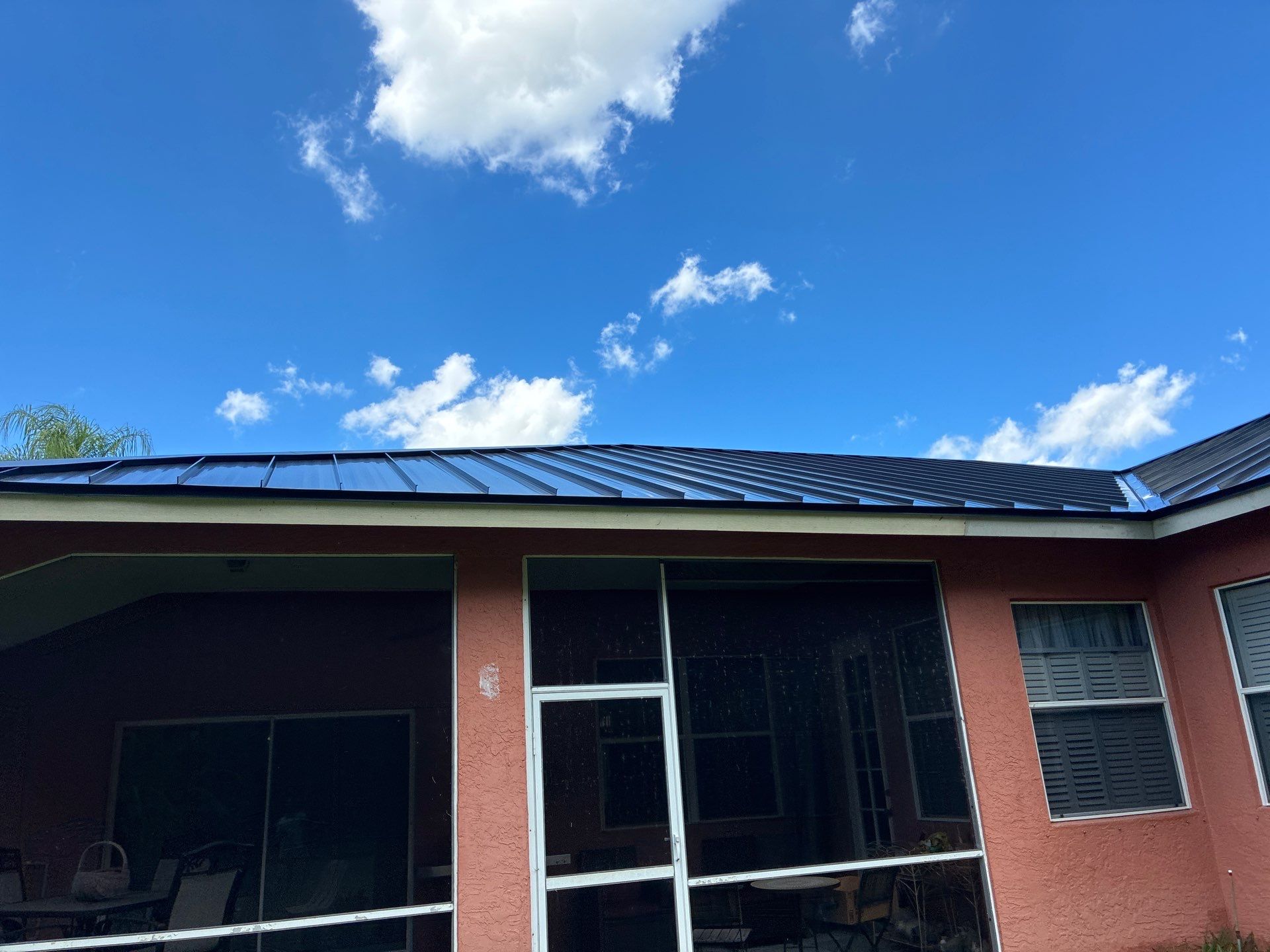 24ga 1.5" Mechanical Seam Matte Black by Total Roofing System The Metal Roof Experts