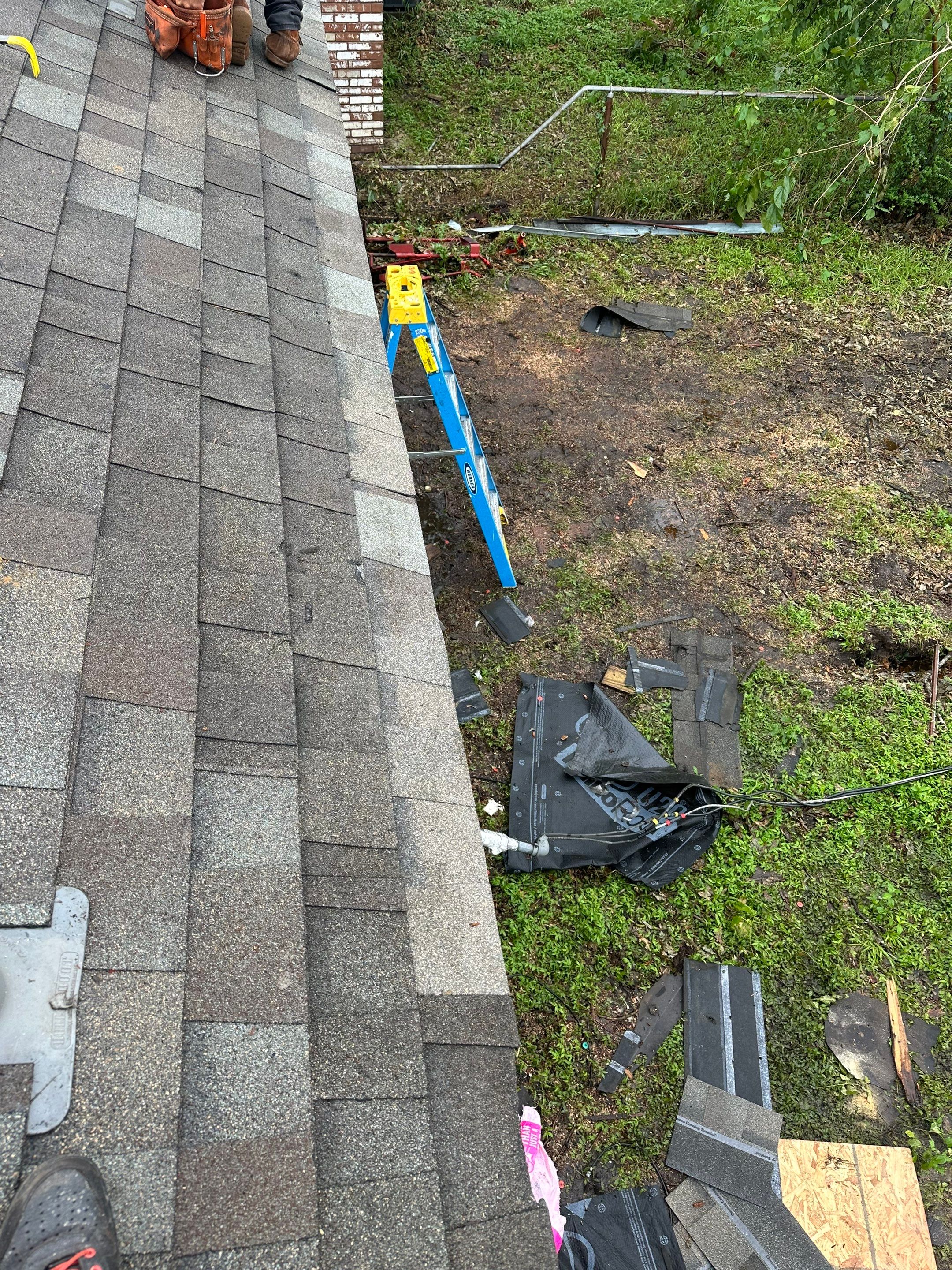 Hail Damage using Owen's Corning Duration (Lifetime) Shingles by Roof Repair Company