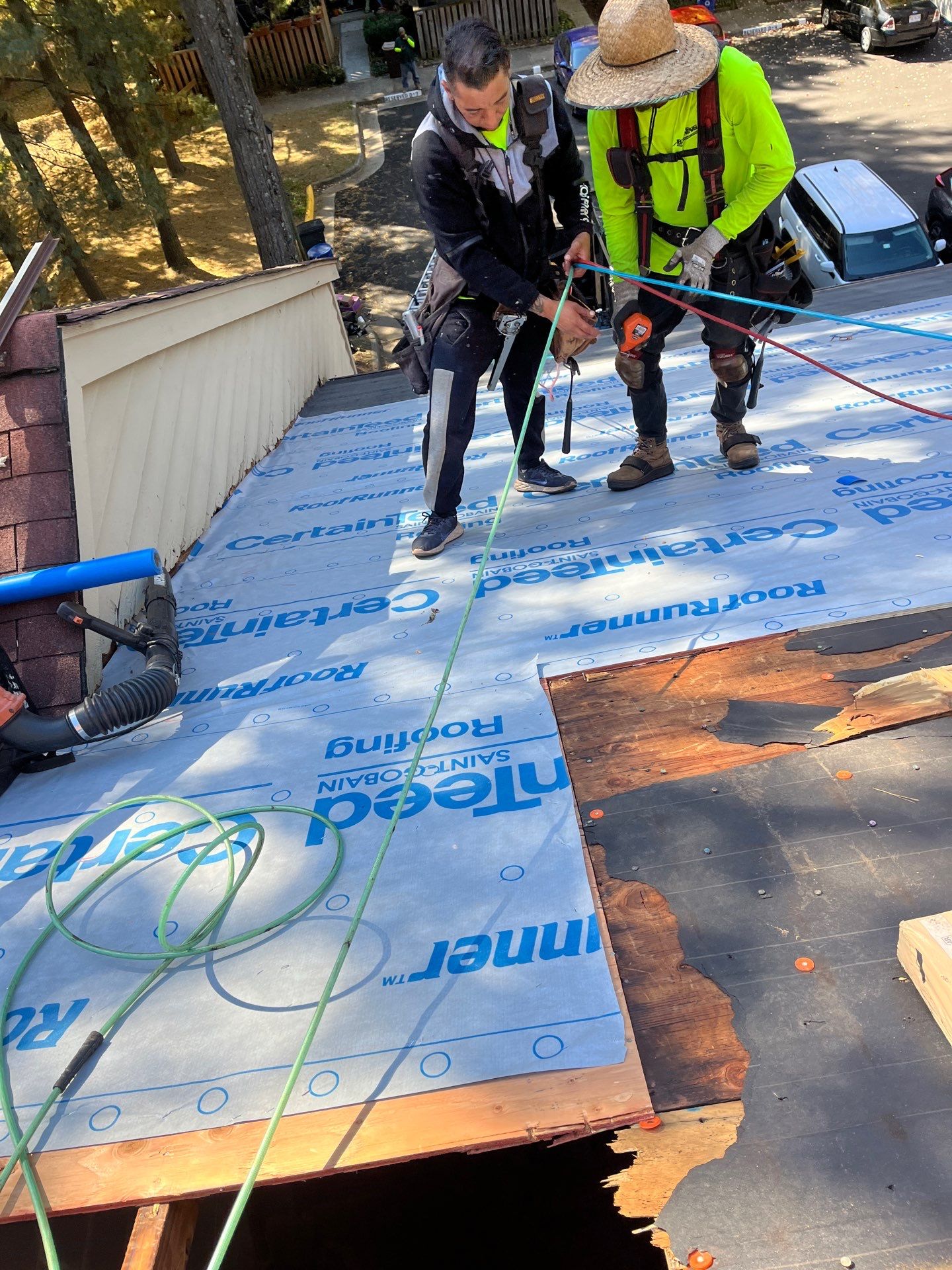 Reston: Residential Roof Replacement with CertainTeed Landmark Pro Designer Shingles in Max Def Red Oak by RM Banning, Inc.