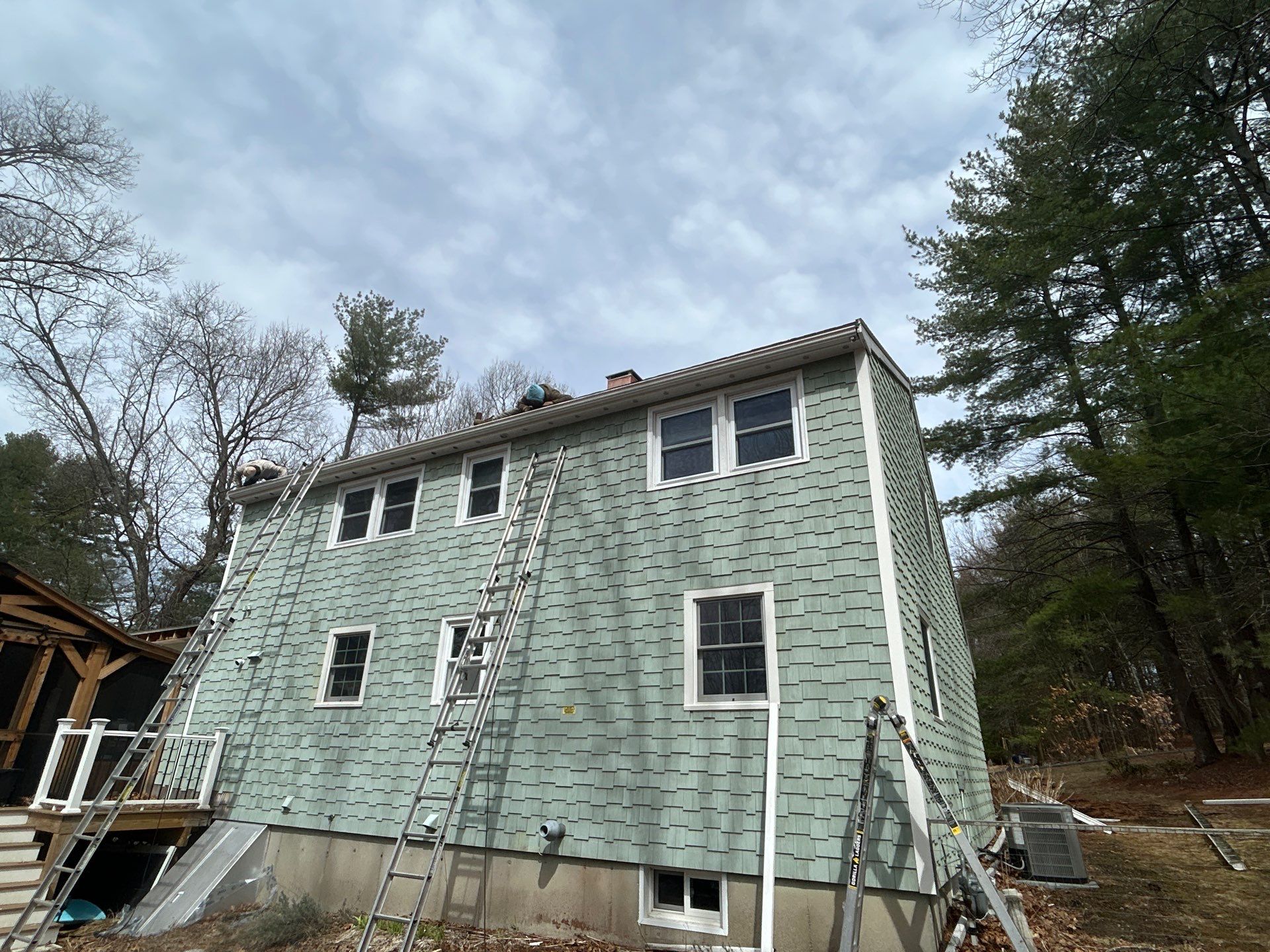 PVC Fascia & Corner Board Replacement — Billerica, MA by Mighty Dog Roofing of Greater Middlesex County