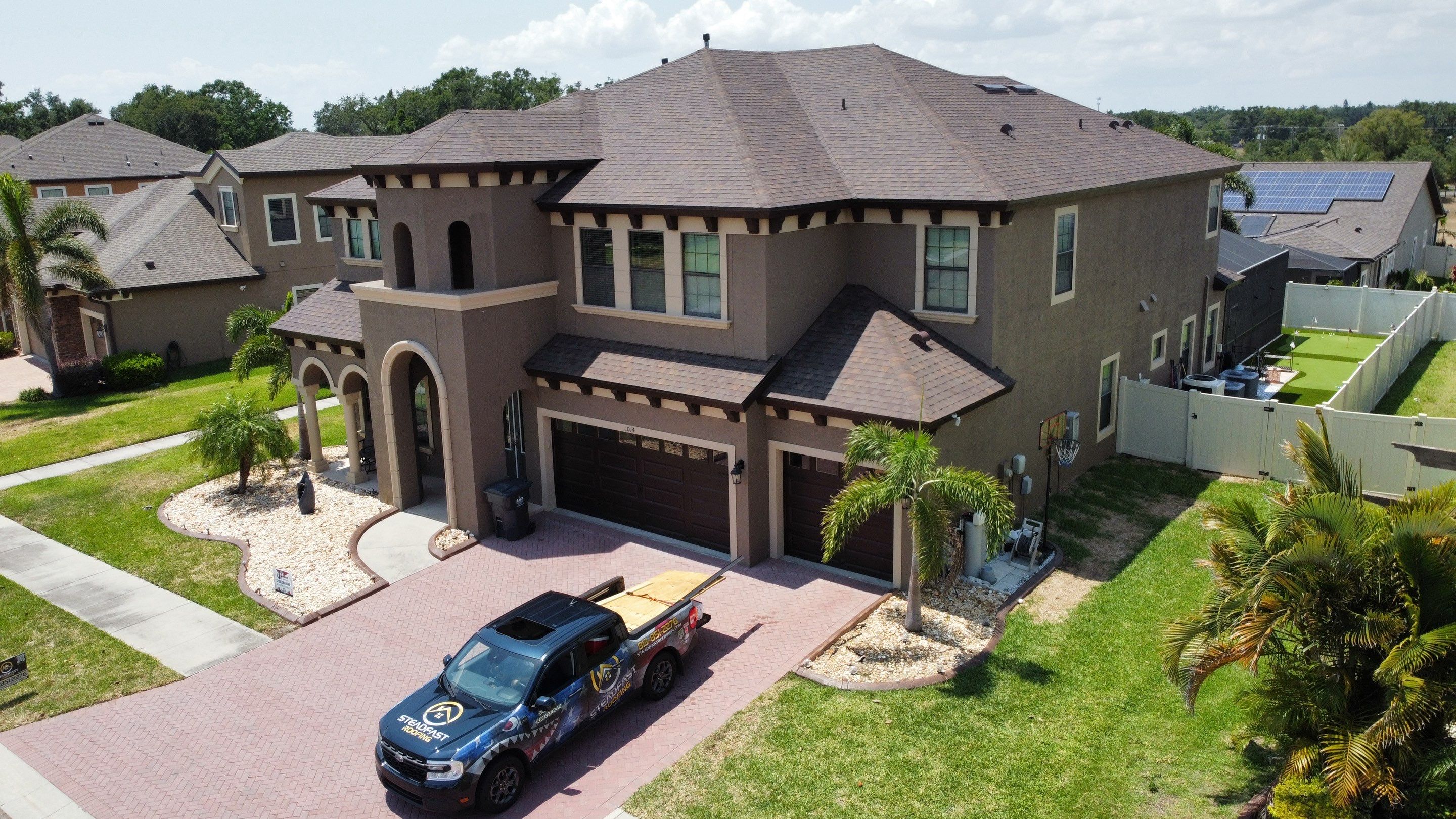 Roof Replacement in Brandon, FL. by Steadfast Roofing