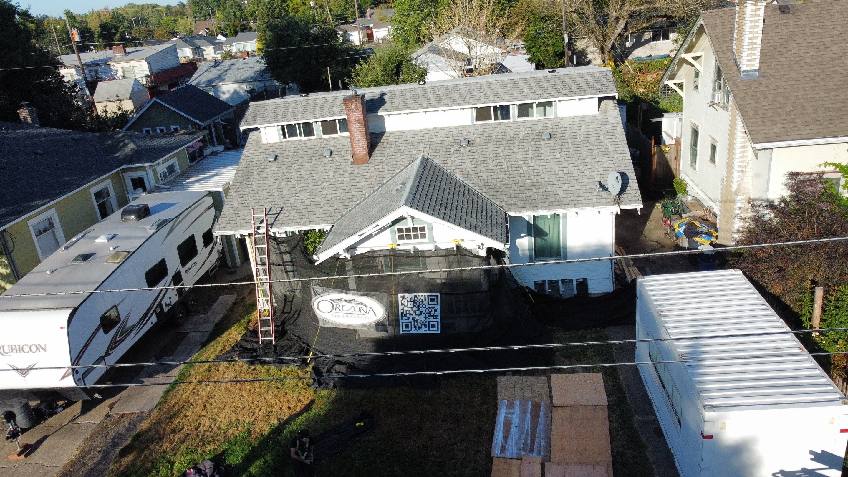 Residential Roofing Installation using IKO Dynasty (Color: Summit Grey) by Orezona Building & Roofing Company, Inc.