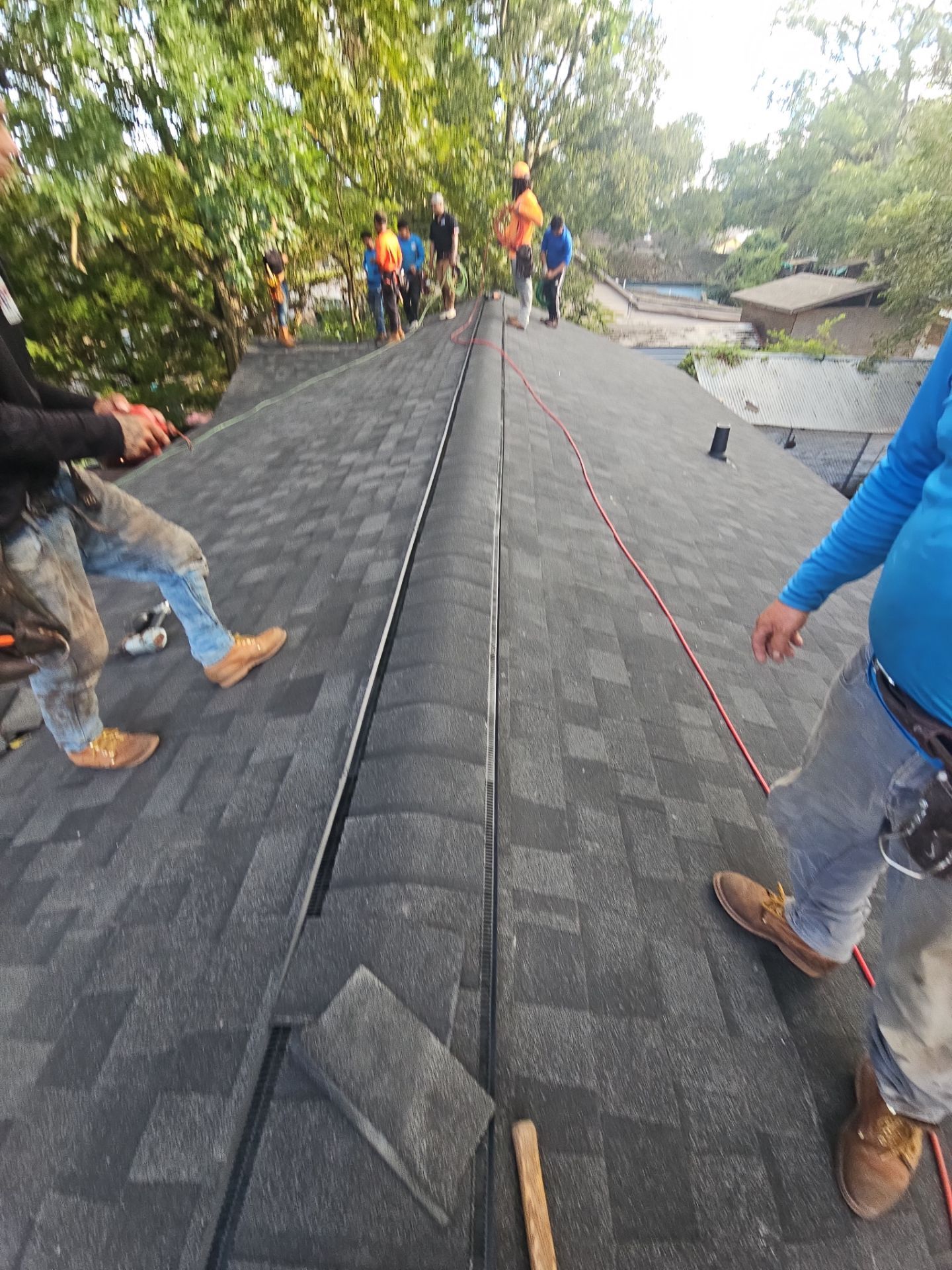 Residential Roofing Installation using Owen's Corning Duration (Lifetime) Shingles by Roof Repair Company