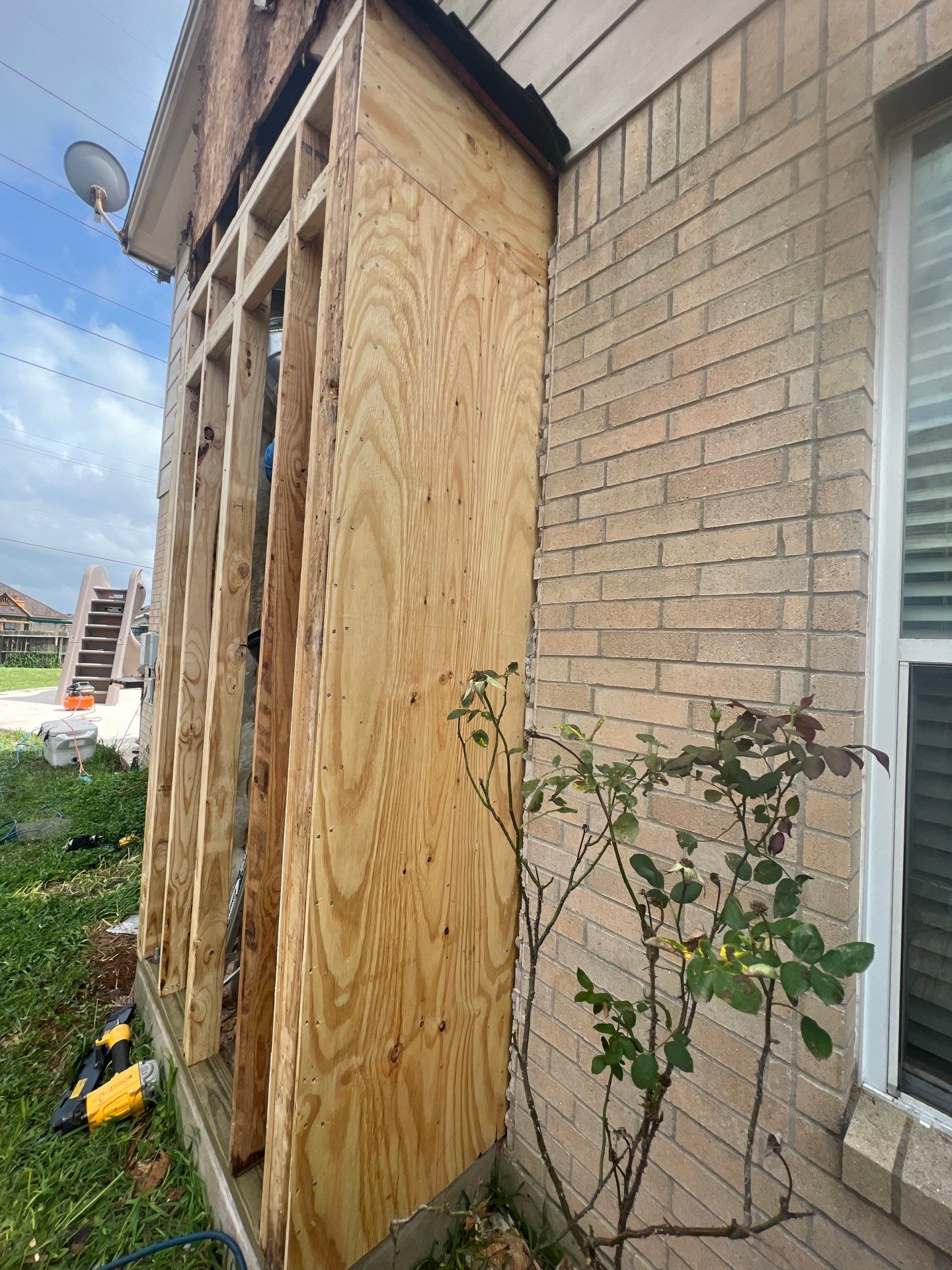 Chimney looks good but its BAD! by Bayfront Roofing and Construction