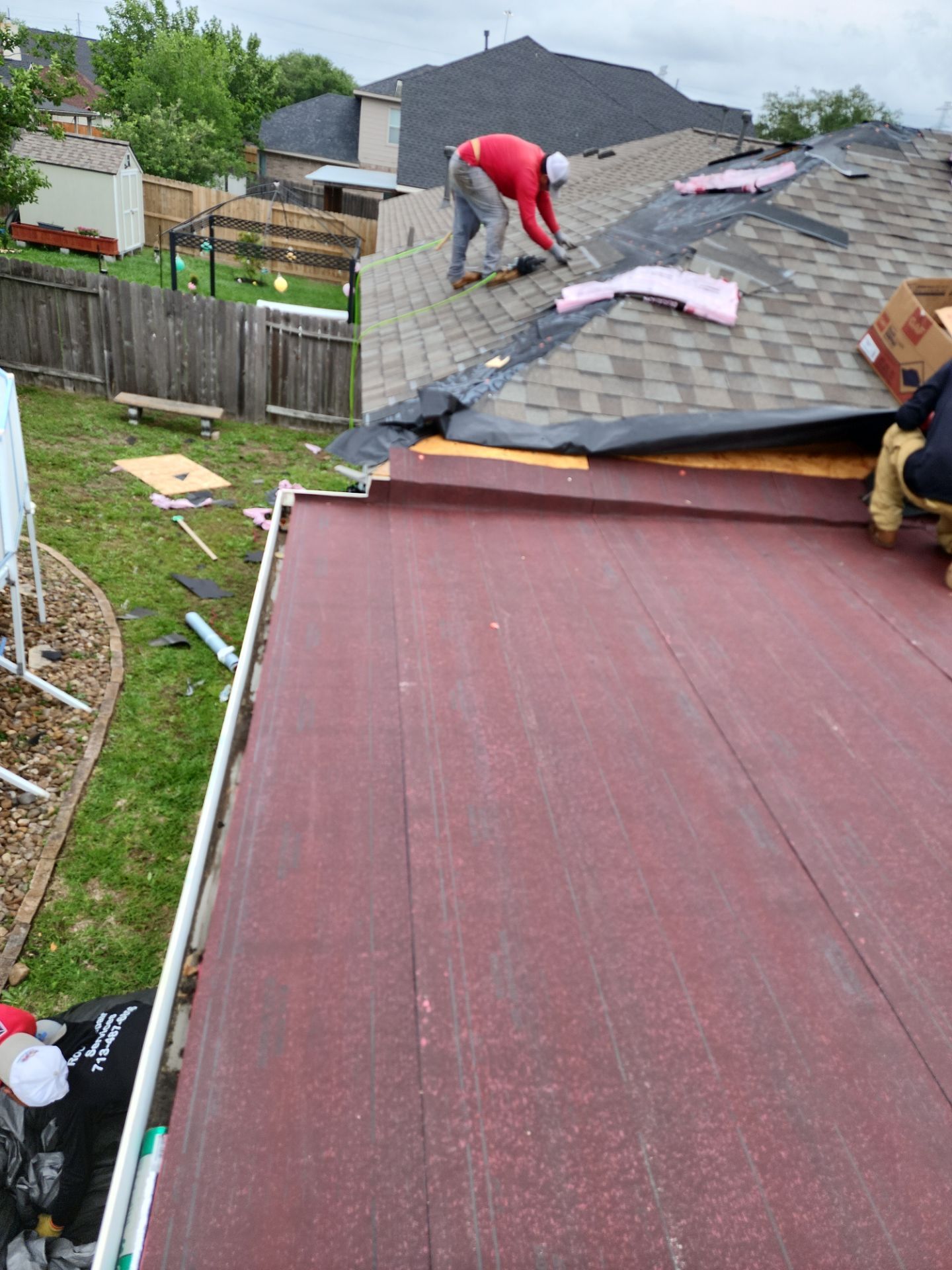 Residential Roofing Installation using Owen's Corning Duration (Lifetime) Shingles by Roof Repair Company