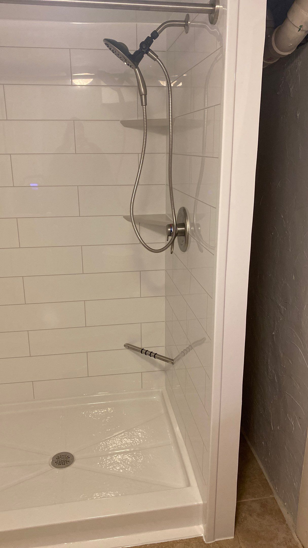 Basement Install on Concrete by BathPlanet SW Virginia