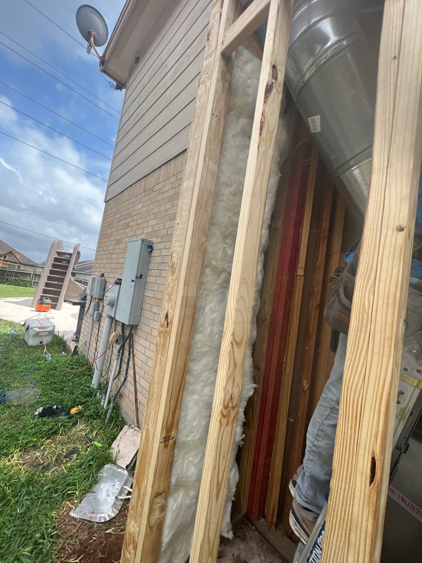 Chimney looks good but its BAD! by Bayfront Roofing and Construction