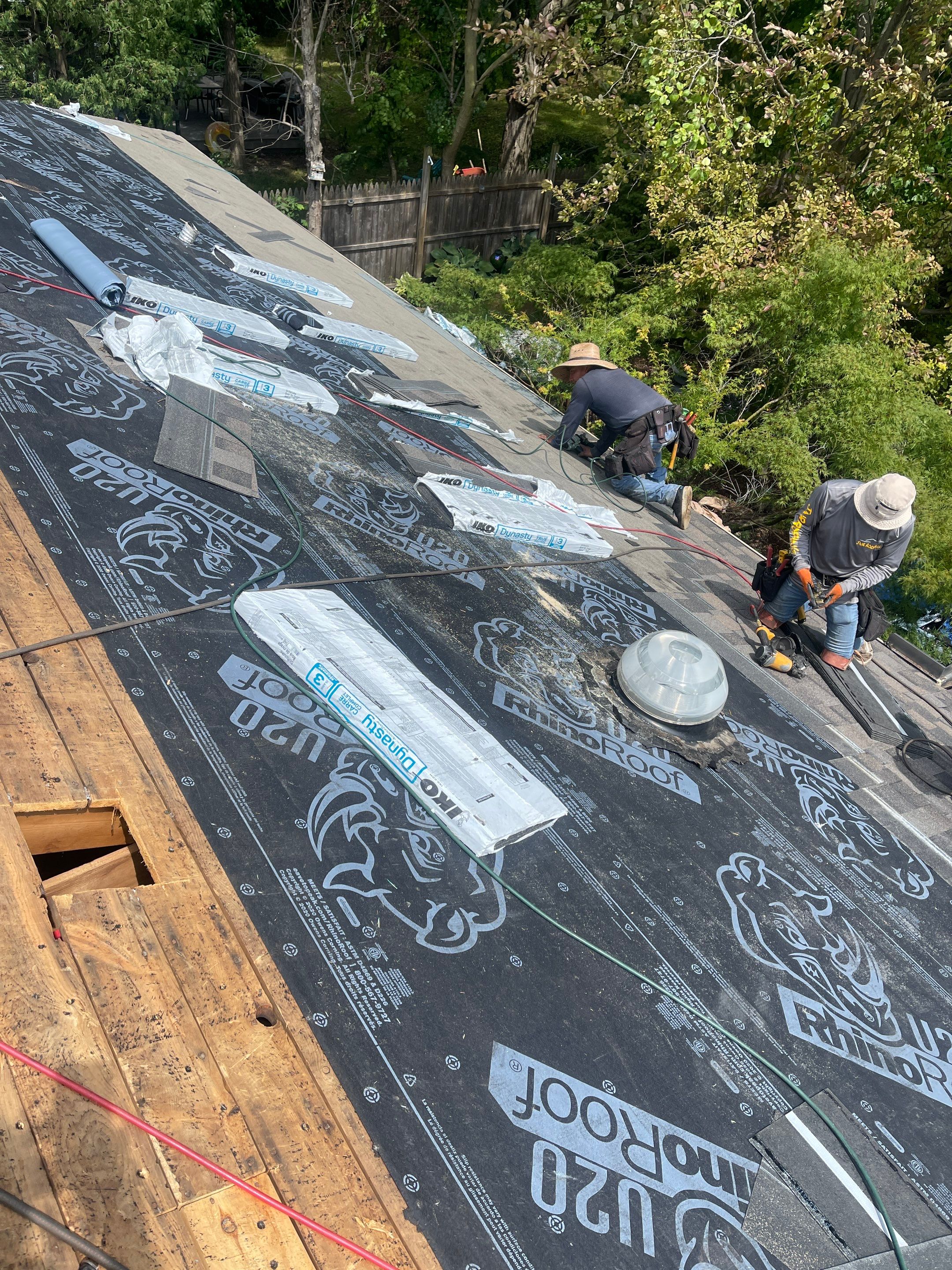 Residential Roofing Installation using IKO DYNASTY DRIFTSHAKE by JNR Roofing LLC