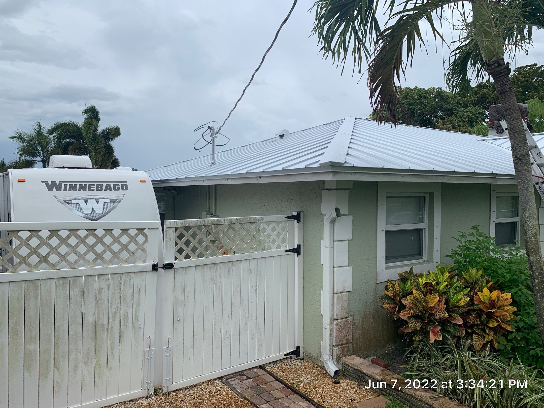 Residential Roofing Installation using 1" Nail strip metal roof by BLUES BROTHERS CONSTRUCTION CORP