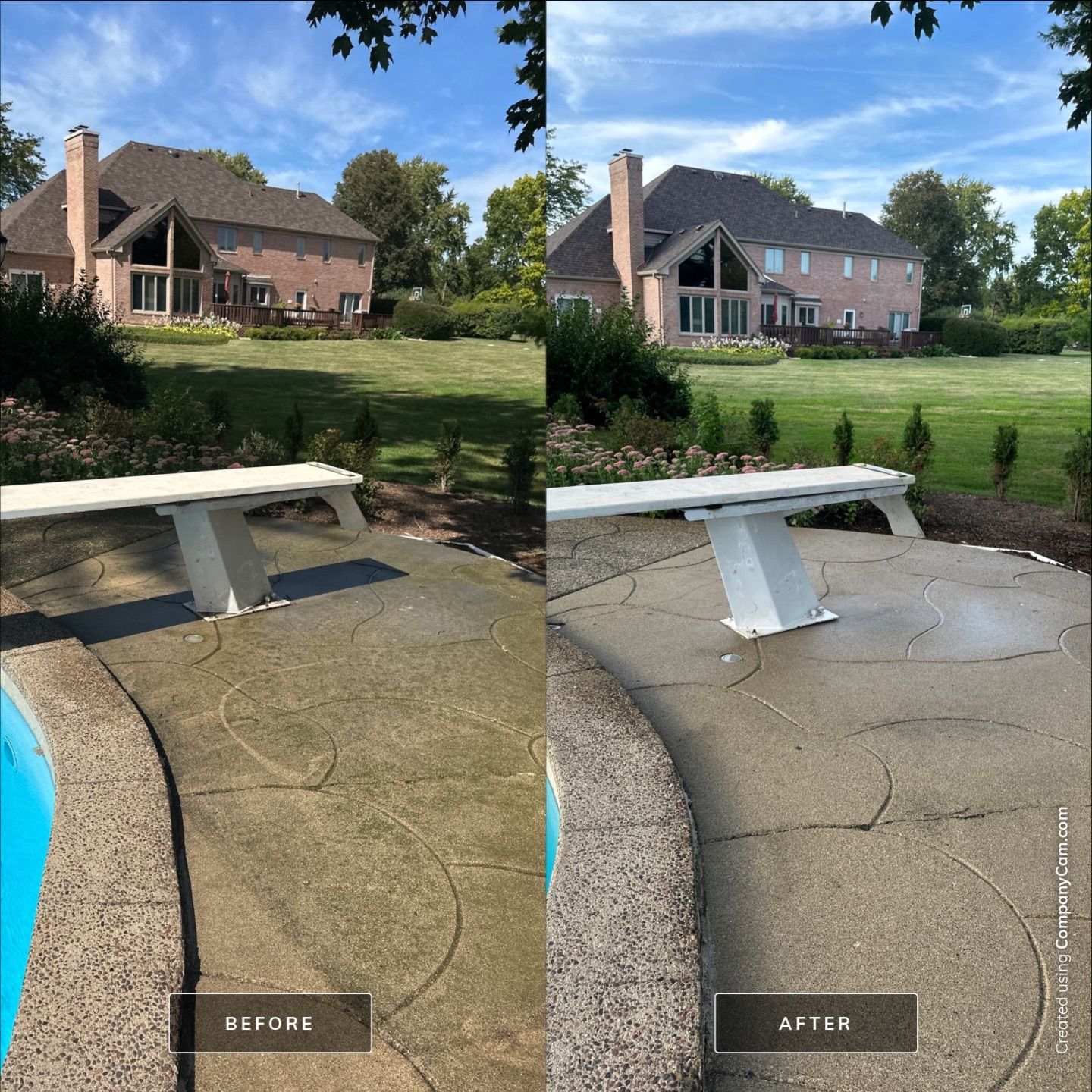 Project in Long Grove by Simmons Power & Soft Washing