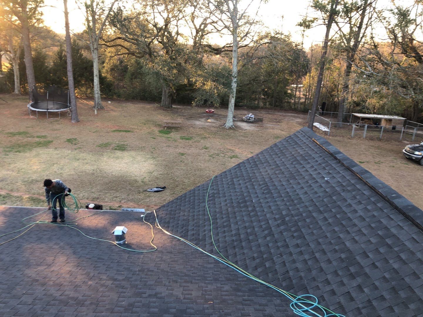 Residential Roofing Installation using Roof Replacement by American Roofing & Construction LLC