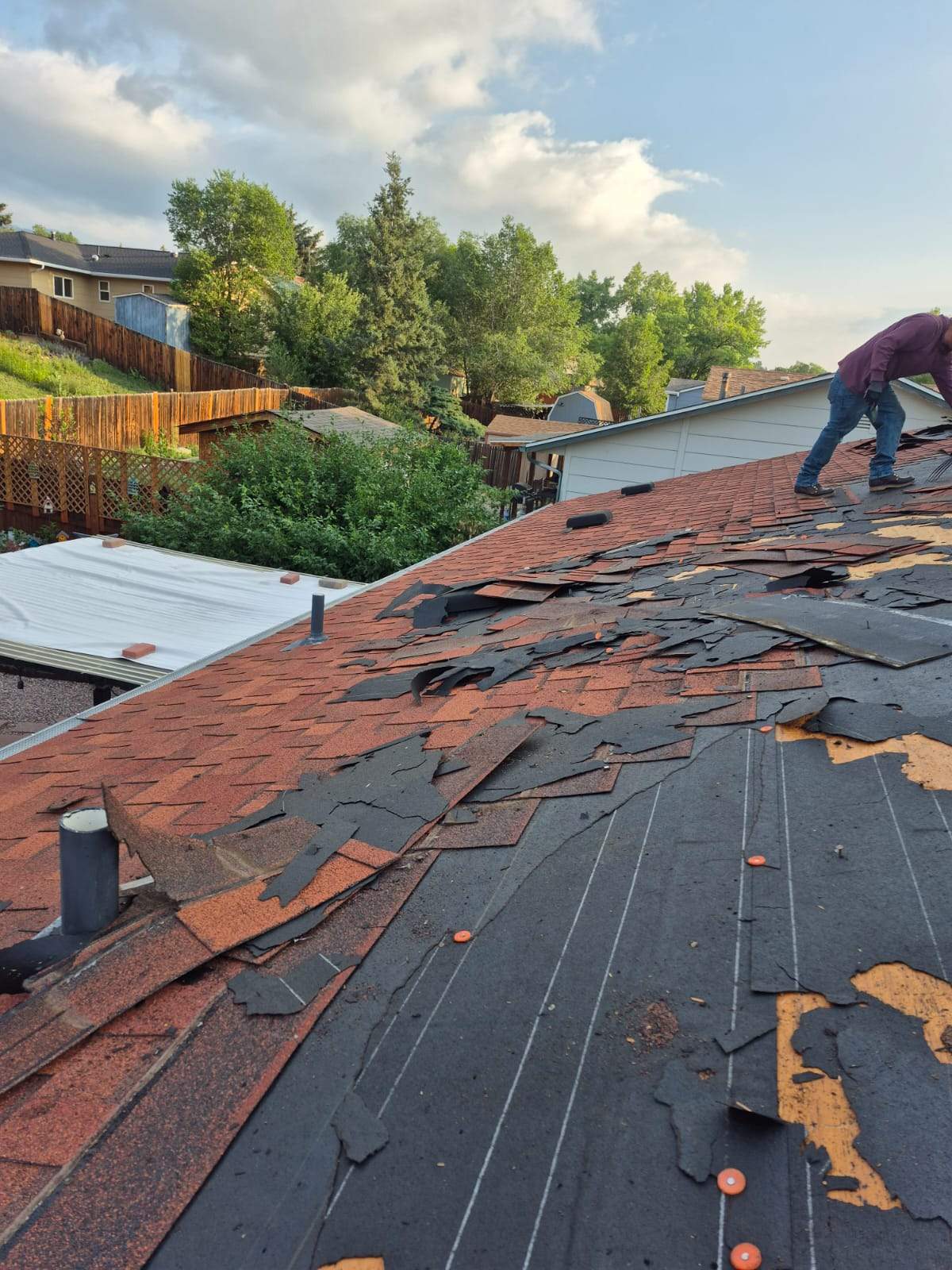 Project in Colorado Springs by Raptor Roofing 