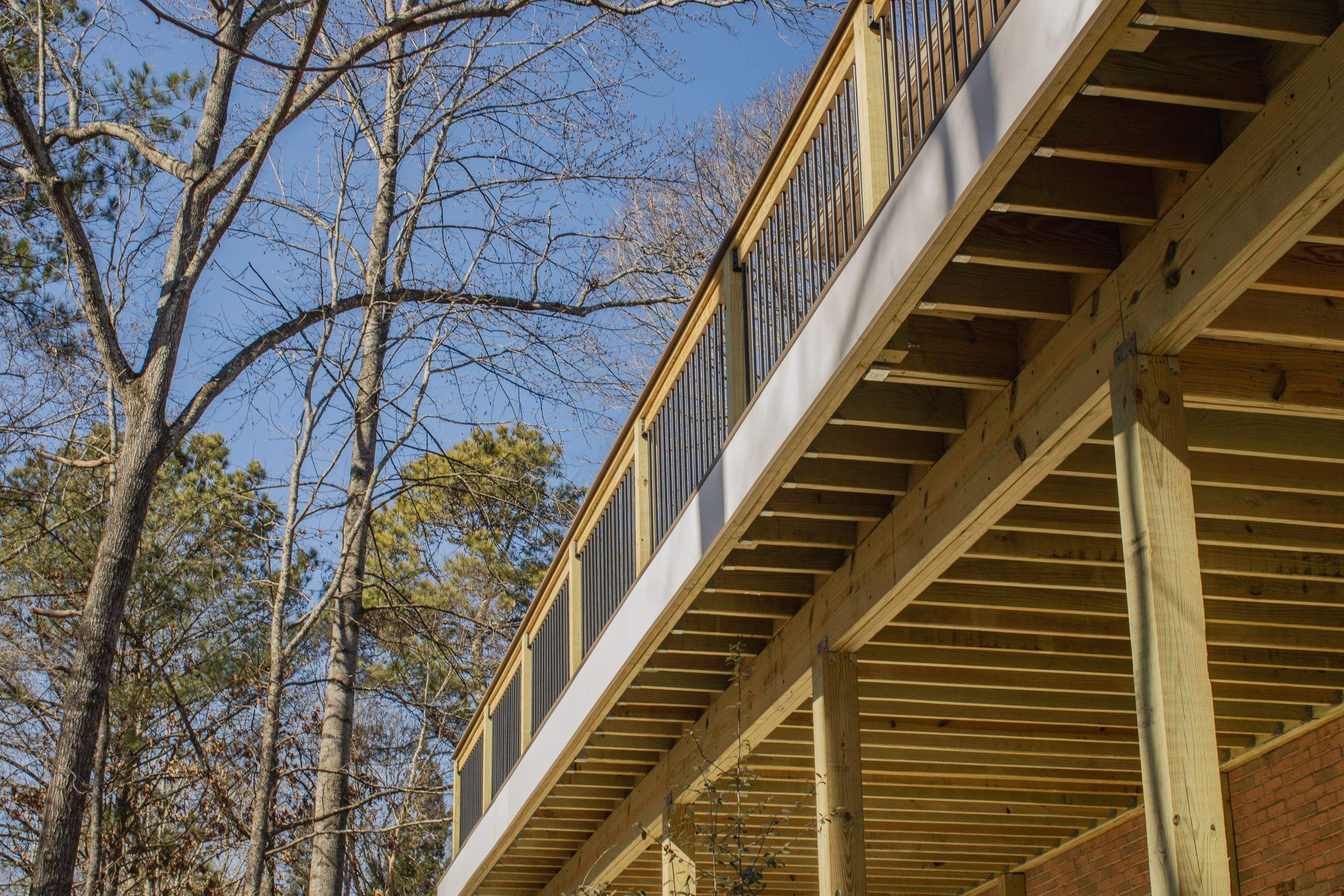 Deck Build using Deckorators Venture Series Decking in Alpharetta, GA by Nelson Exteriors 