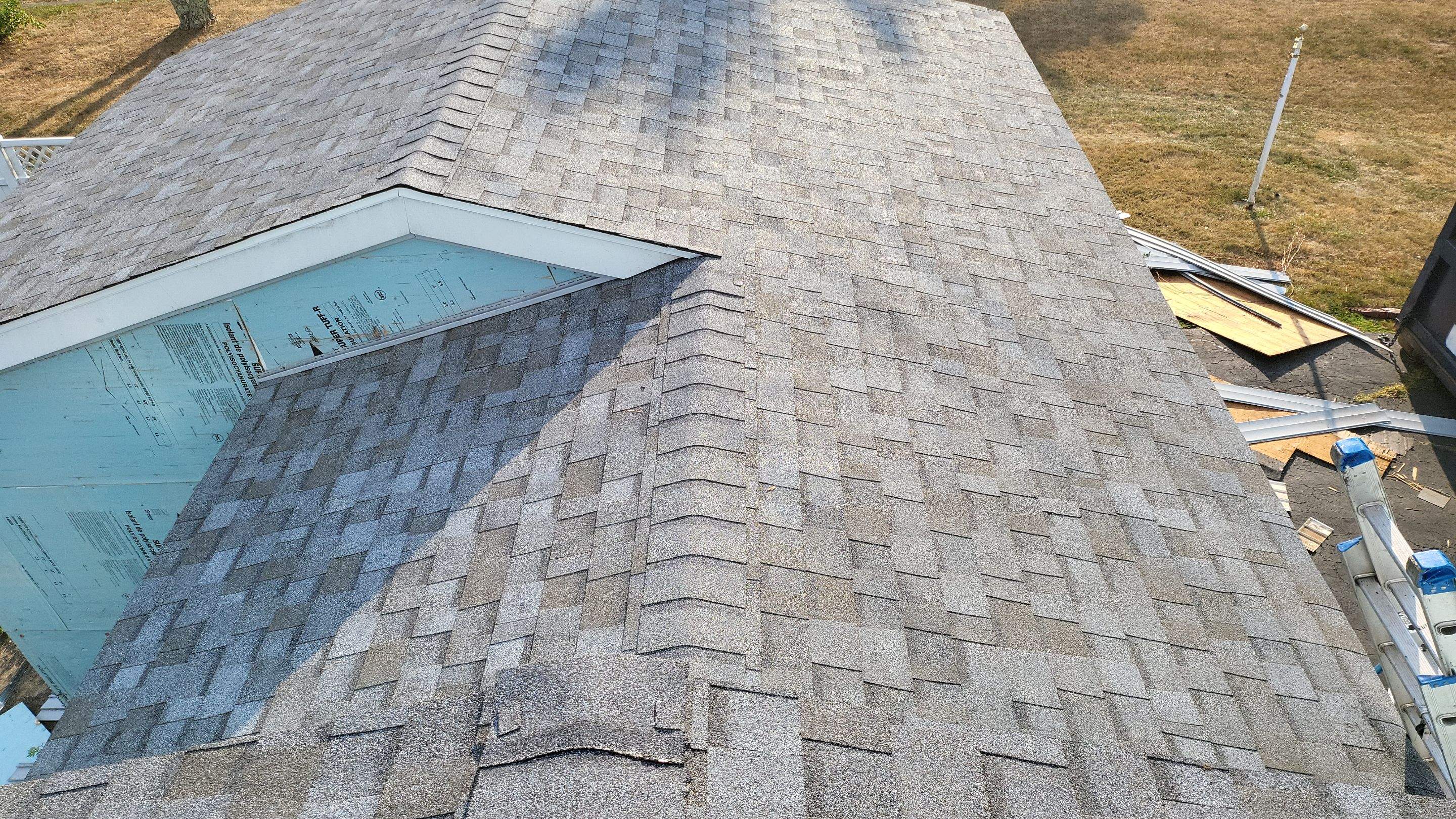 Fire Damage using Certainteed Mainsteet D4 and Owens corning quarry gray by A Plus Exterior