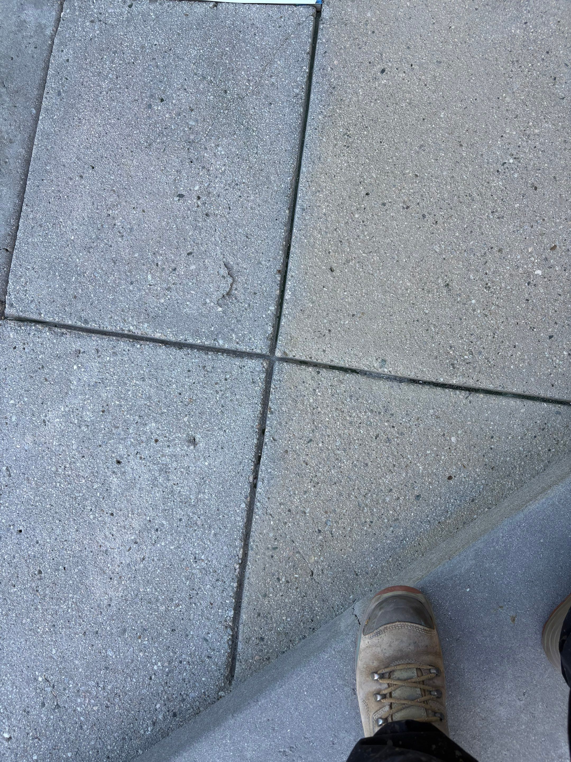 Sandblasting Concrete Back Patio In Calabasas, CA by La Power Washing Inc