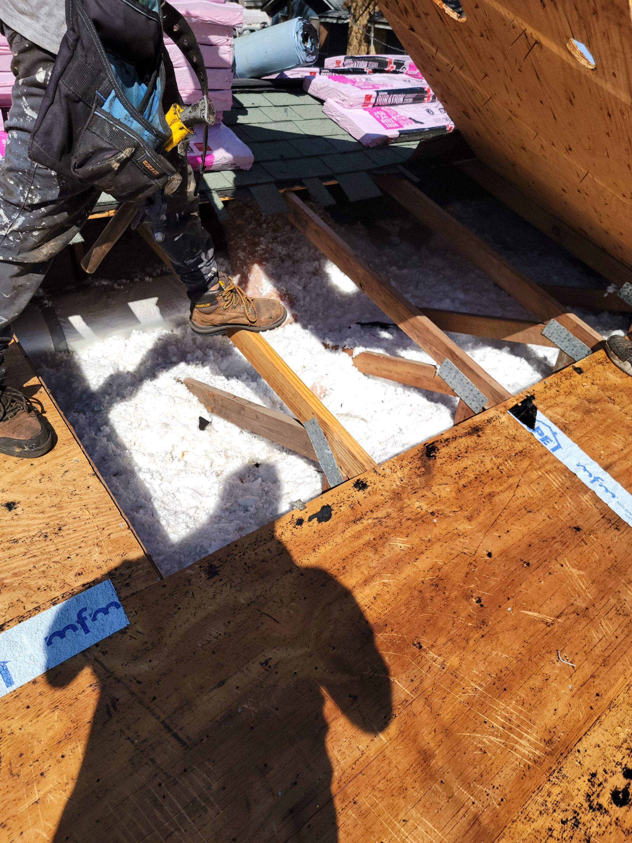 Residential Roofing Installation using Owens Corning TruDefinition Duration Shingles by Galaxy Builders, Inc.