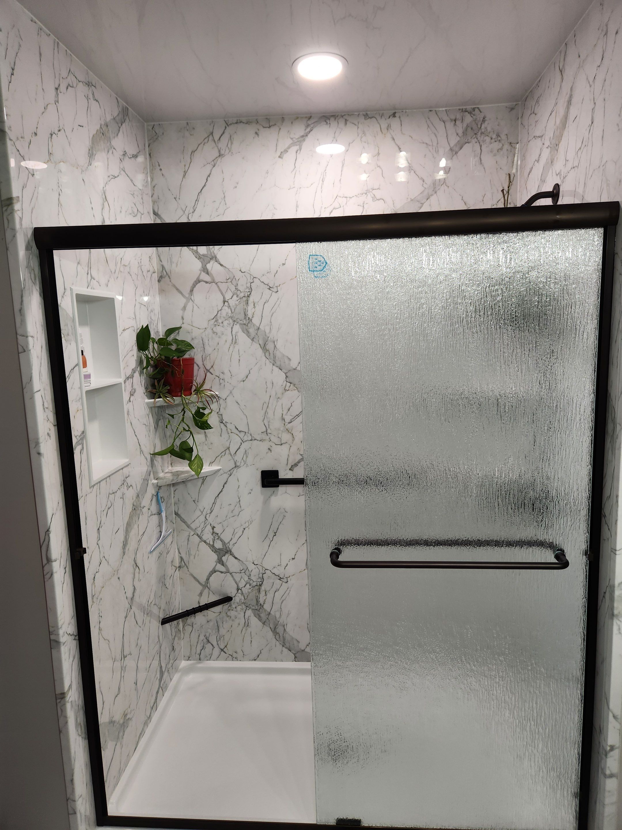 Tub To Walk-In Shower Conversion in Schenectady, NY by Yankee Home Improvement