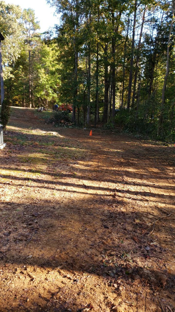land clearing using machinery by G&H Home Tech Pros LLC