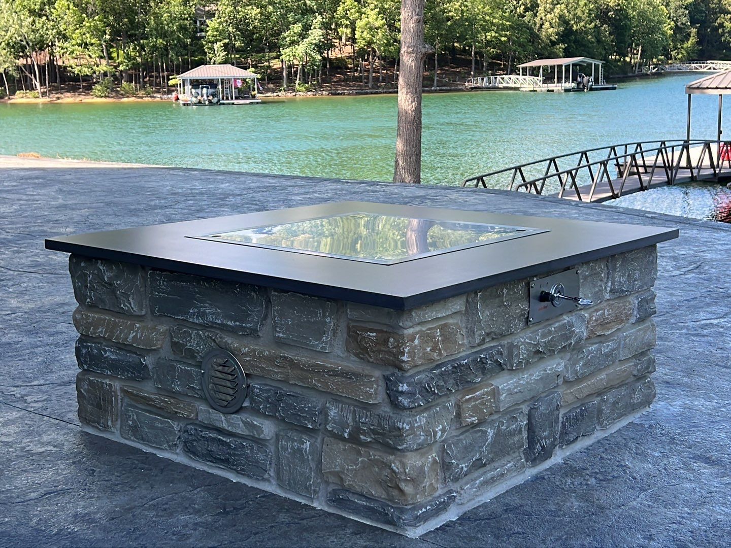 Stamped Concrete Patio by Xtreme Concrete Services