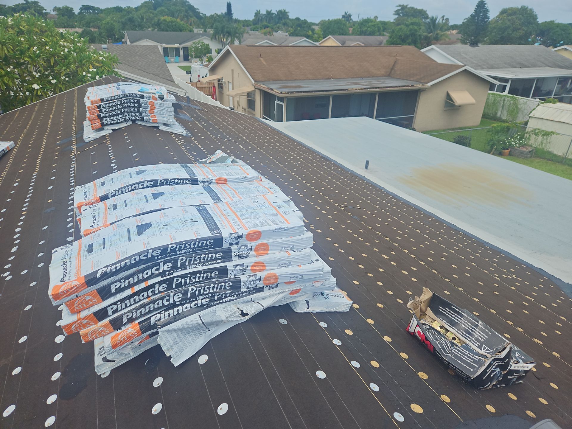 Residential Roofing Installation using Atlas by BLUES BROTHERS ROOFING